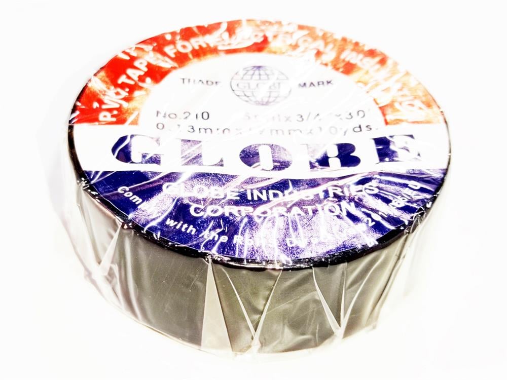 Globe Black Electrical Tape – Insulation Tape for Electrical Wiring