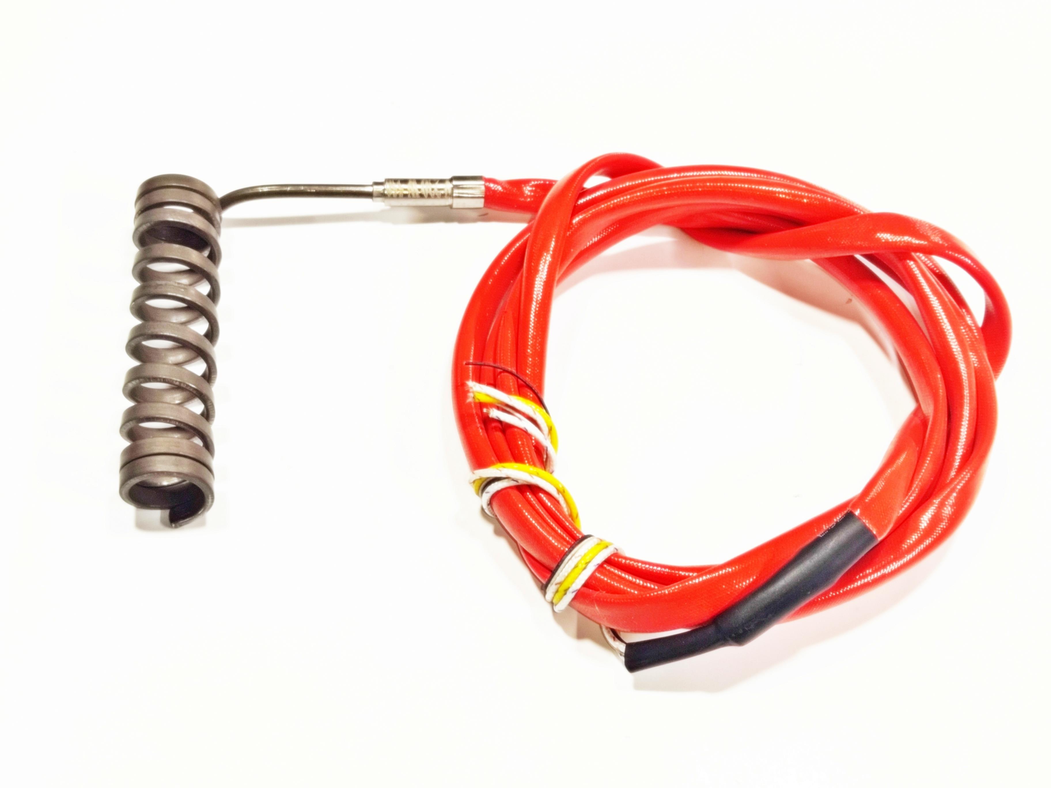 Spiral Hot Runner Heating Resistance 100mm Length - 18mm Diameter - 550W - 230V - 2m Cable