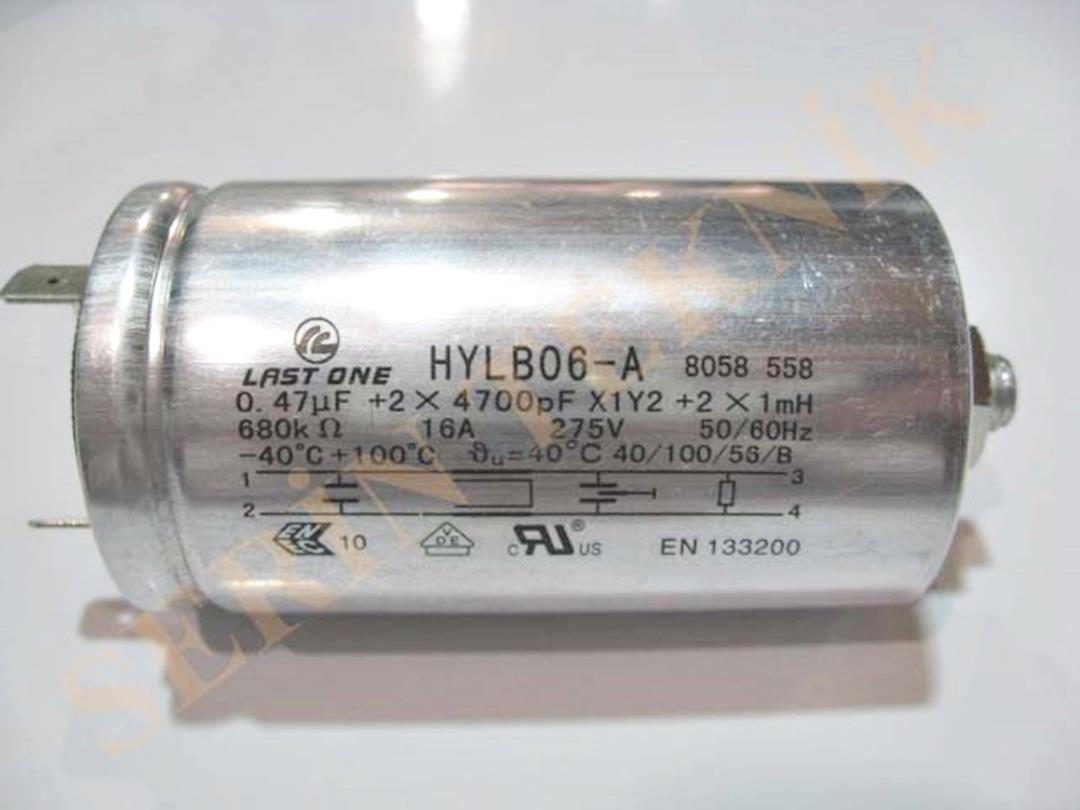 0,47 µF Mikrofarad Parazit Kondansatörü Kapasitör 