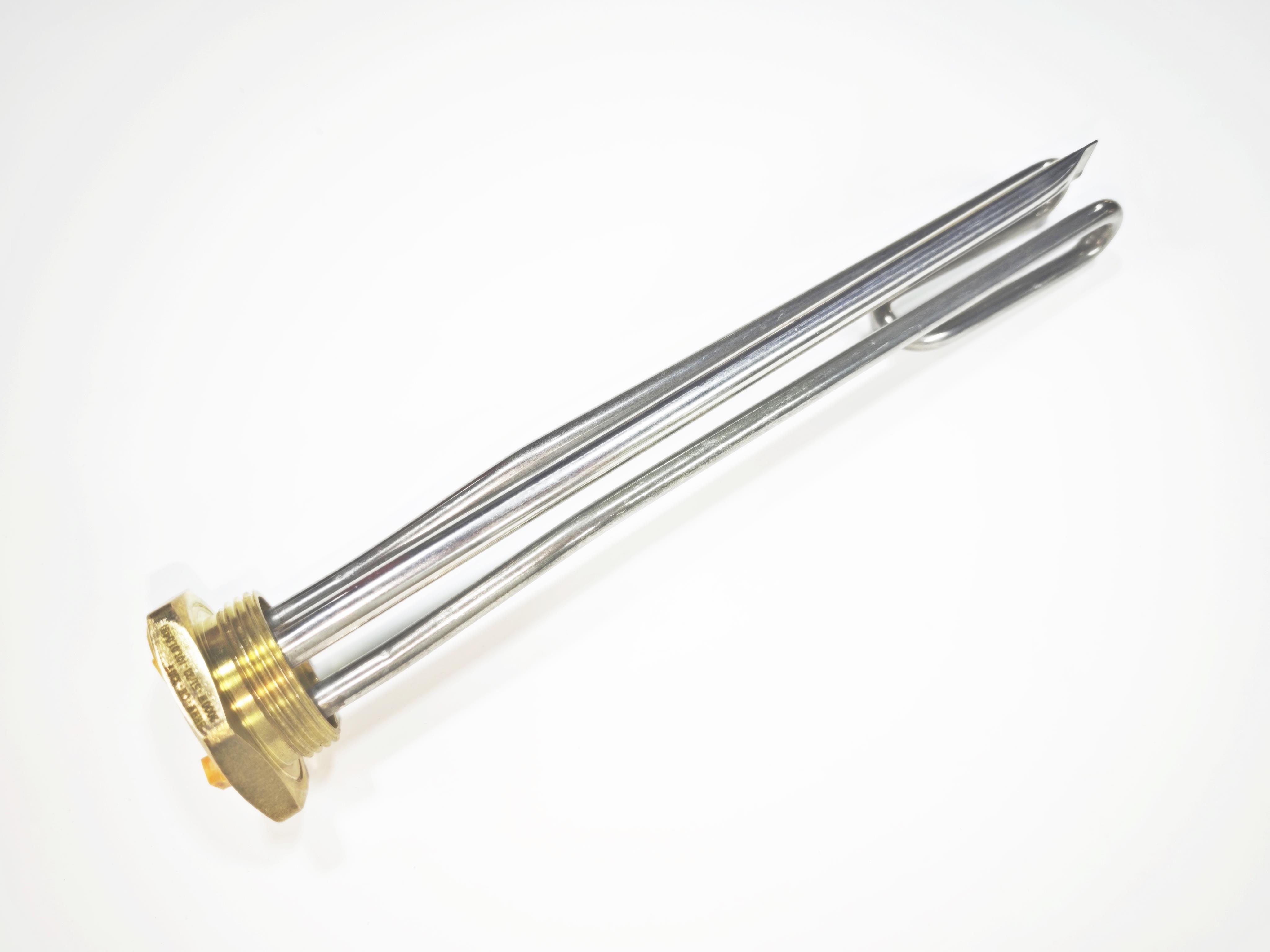 01.Heating Resistances1-1/4 Inch Standard Thread Bent Boiler Heating Element 2000W 30cm with 10mm Sheath CR304 Stainless Steel1-1/4 Inch Standard Thread Bent Boiler Heating Element 2000W 30cm with 10mm Sheath CR304 Stainless Steel