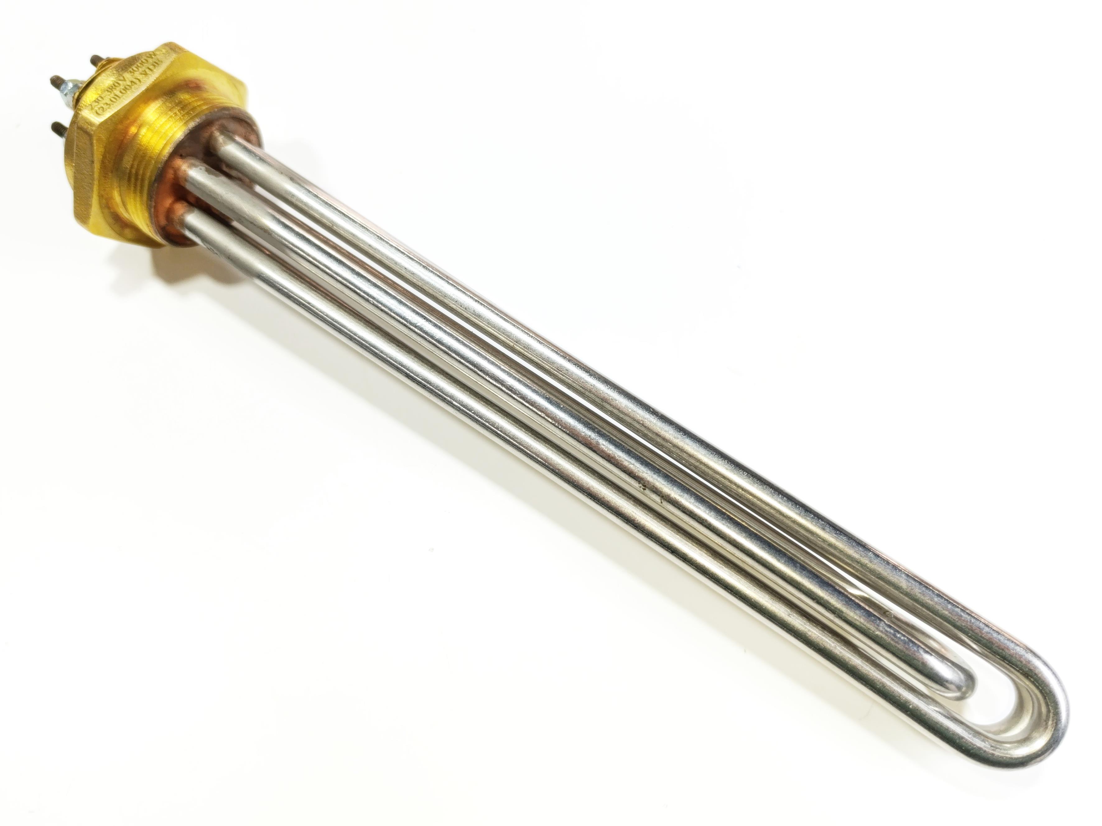 1.5 Inch 304Cr 3000W 230/380V 30cm Three-Phase Industrial Heating Elements / Heating Resistance