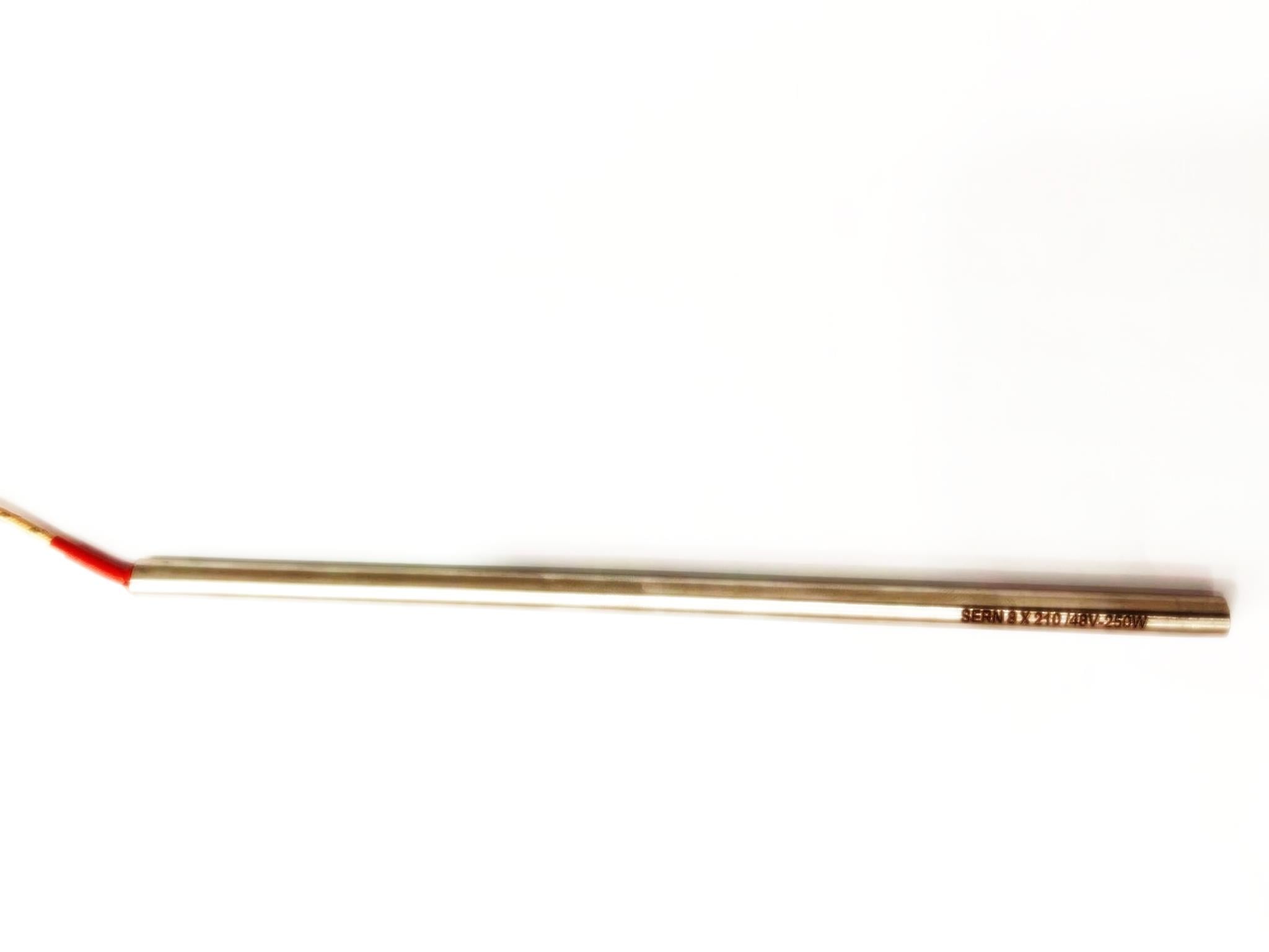 Cartridge Heater 10mm Diameter x 260mm Length 850W 48V for Packaging Machine Applications