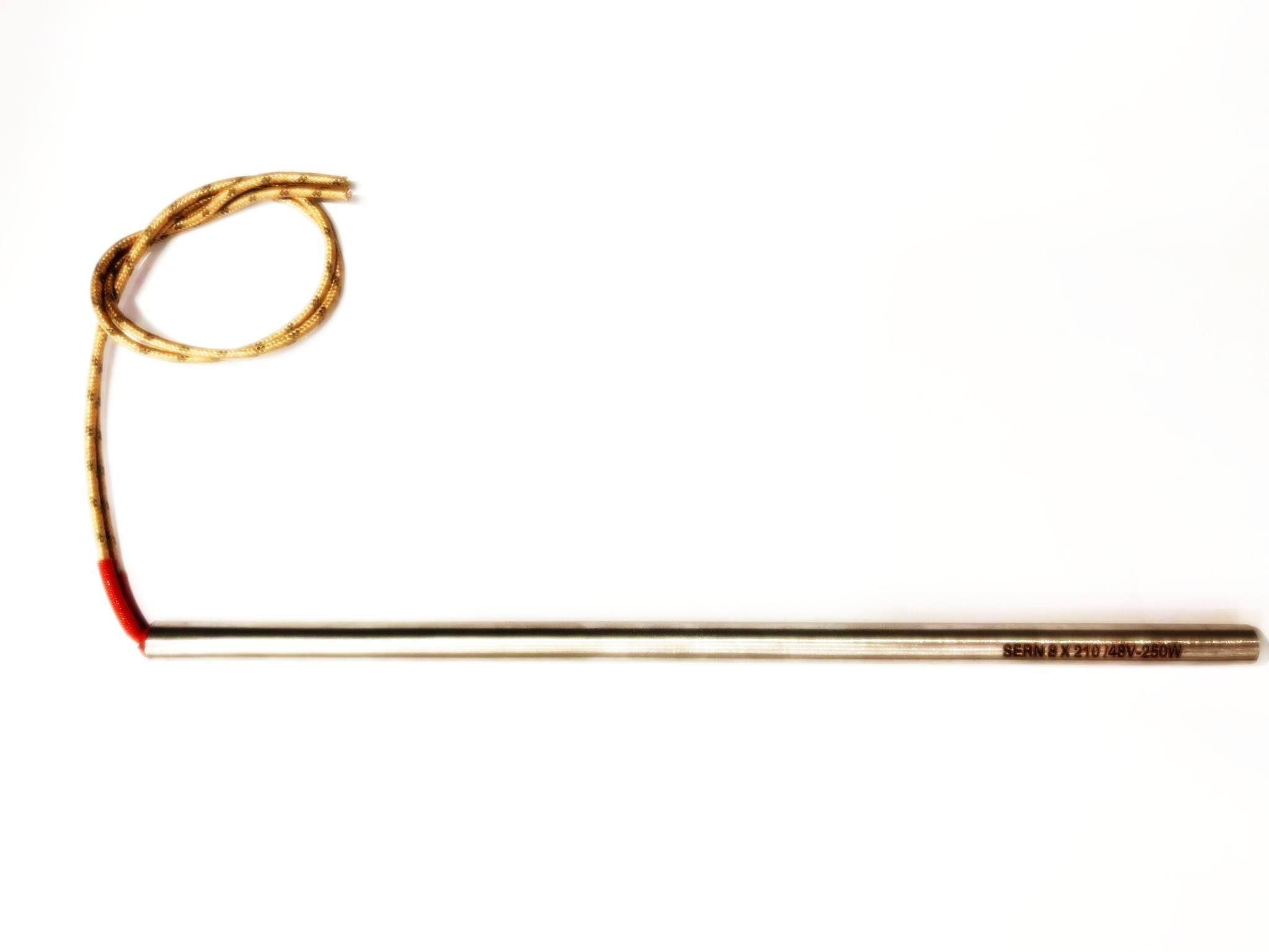 Cartridge Heater 10mm Diameter x 350mm Length 950W 48V for Packaging Machine Applications
