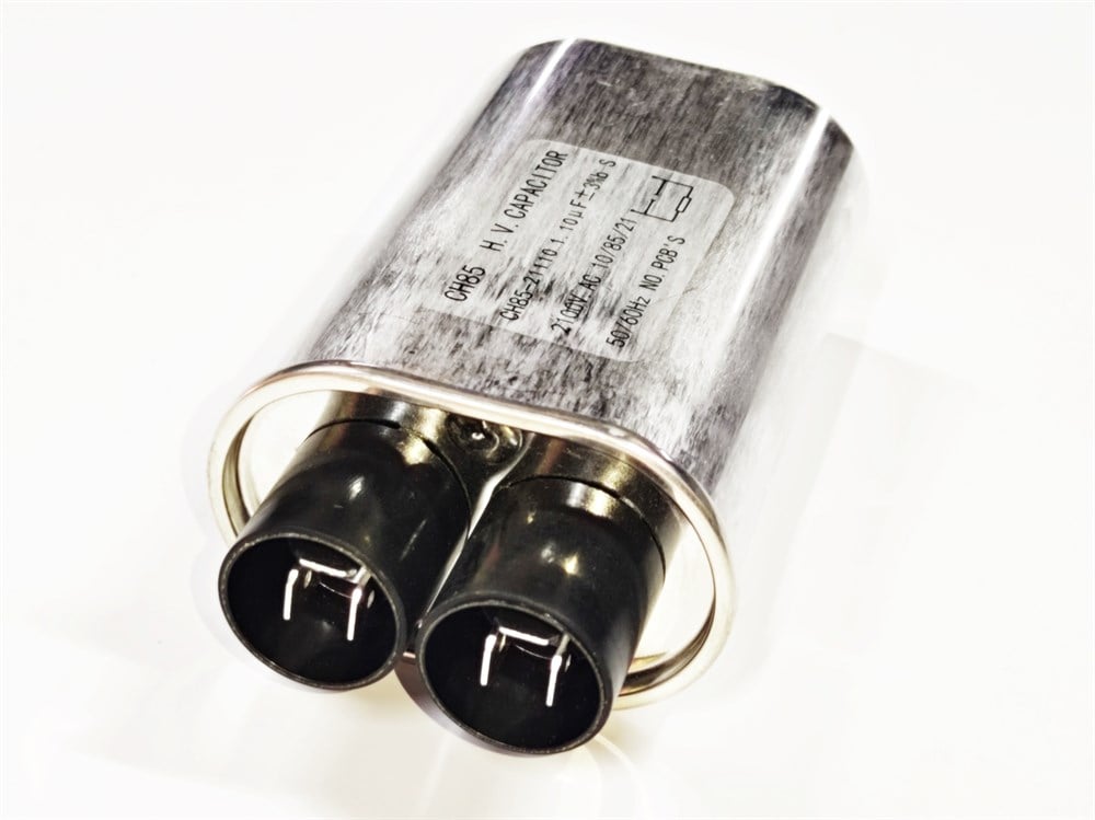 1.1µF 2100VAC Microwave Capacitor – Aluminum, 50/60Hz High Voltage Replacement Part