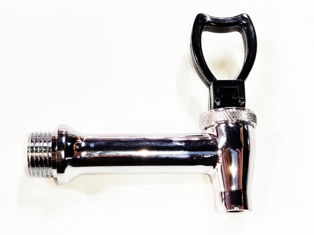 1/2'' Rear-Thread Push-Type Metal Coffee Urn Tap Without Indicator – Heavy-Duty Beverage Faucet
