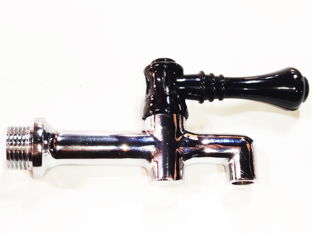 1/2'' Rear-Thread Twist-Type Metal Coffee Urn Tap Without Indicator – Heavy-Duty Hot Beverage Faucet