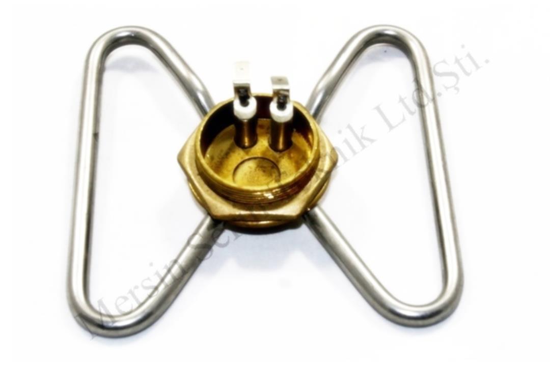 1400W Threaded Heating Element for Samovar 230V CR304 Stainless Steel