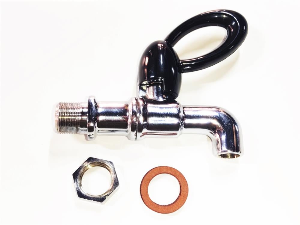 14x1mm Rear-Thread Screw-Type Metal Tap Without Indicator Port – For Samovars and Water Boilers
