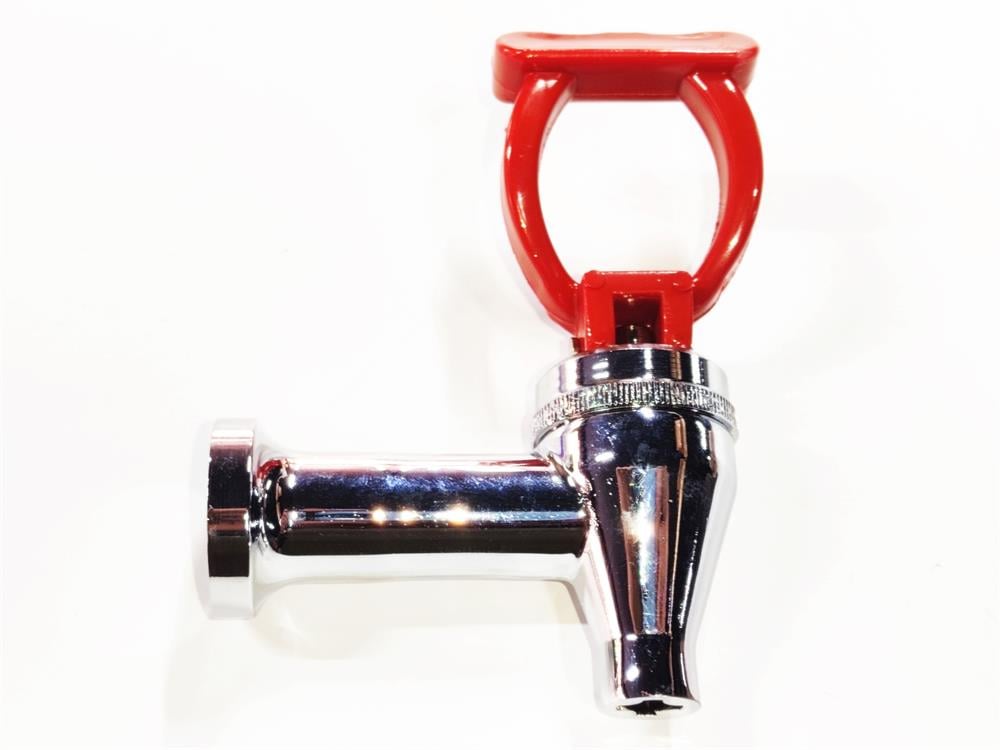 16x1.5mm Rear-Thread Push-Type Red Metal Tap Without Indicator Port – Compatible with Kayalar Samovars