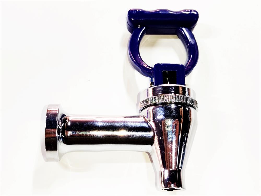 16x1.5mm Rear-Thread Push-Type Blue Metal Tap Without Indicator Port – Compatible with Kayalar Samovars