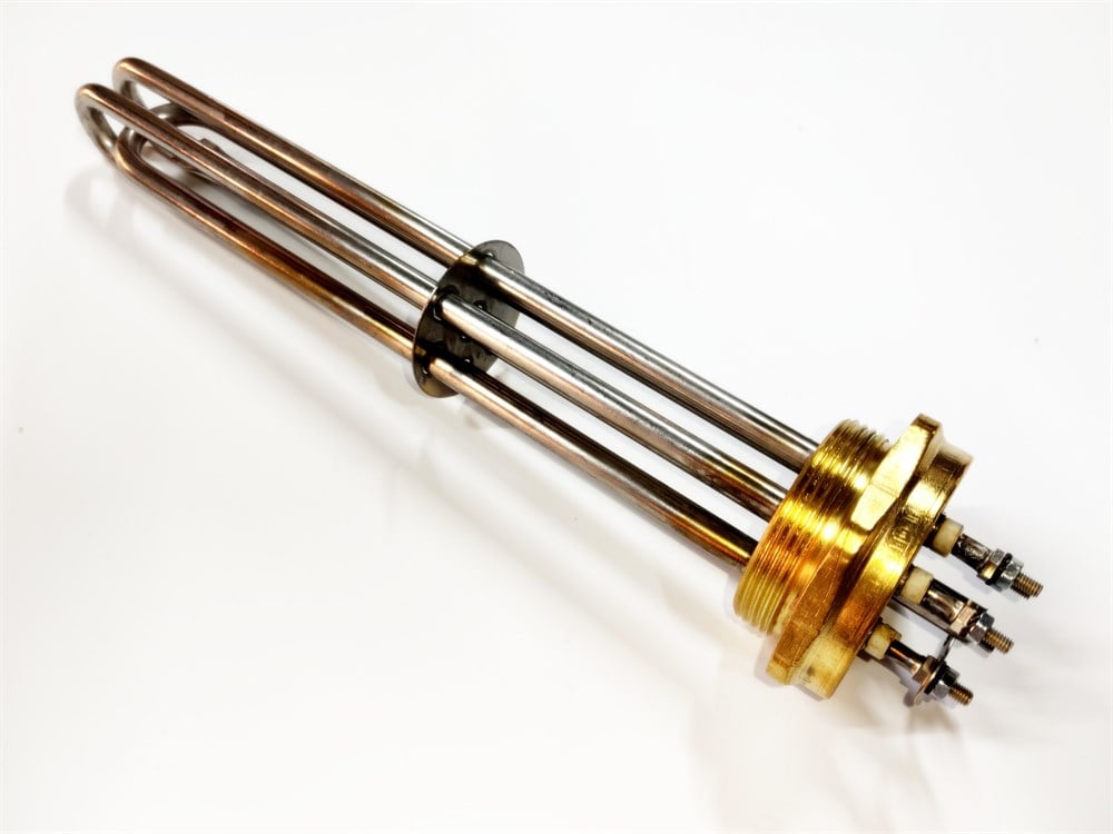 2 Inch Head 304Cr 3000W 230/380V 30cm Three-Phase Industrial Heating Elements / Heating Resistance