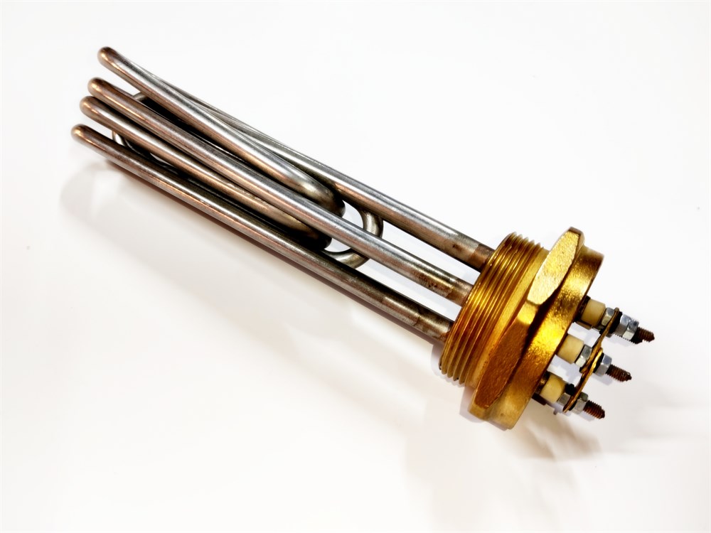 2 Inch Chrome 304 7500W 230/380V Twisted 22cm Three-Phase Industrial Heating Elements / Heating Resistance