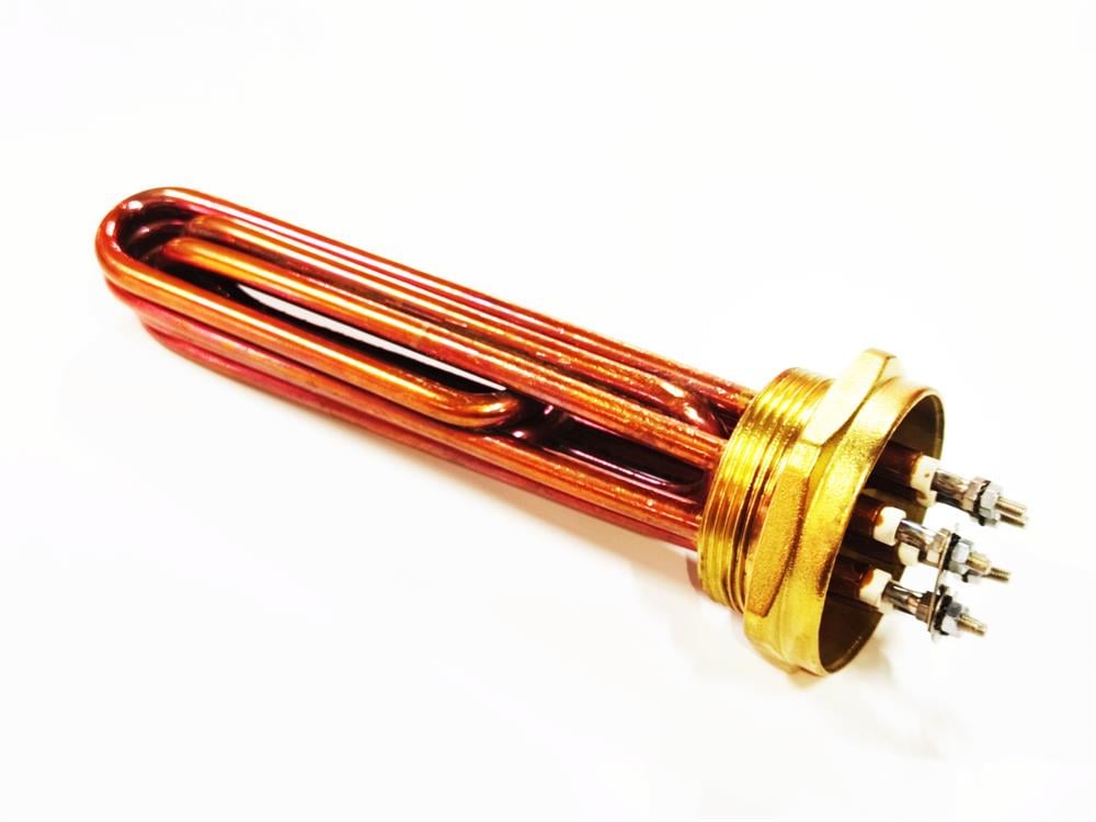 2 Inch Copper Twisted 10KW 380V 22cm Three Phase Industrial Heating Element