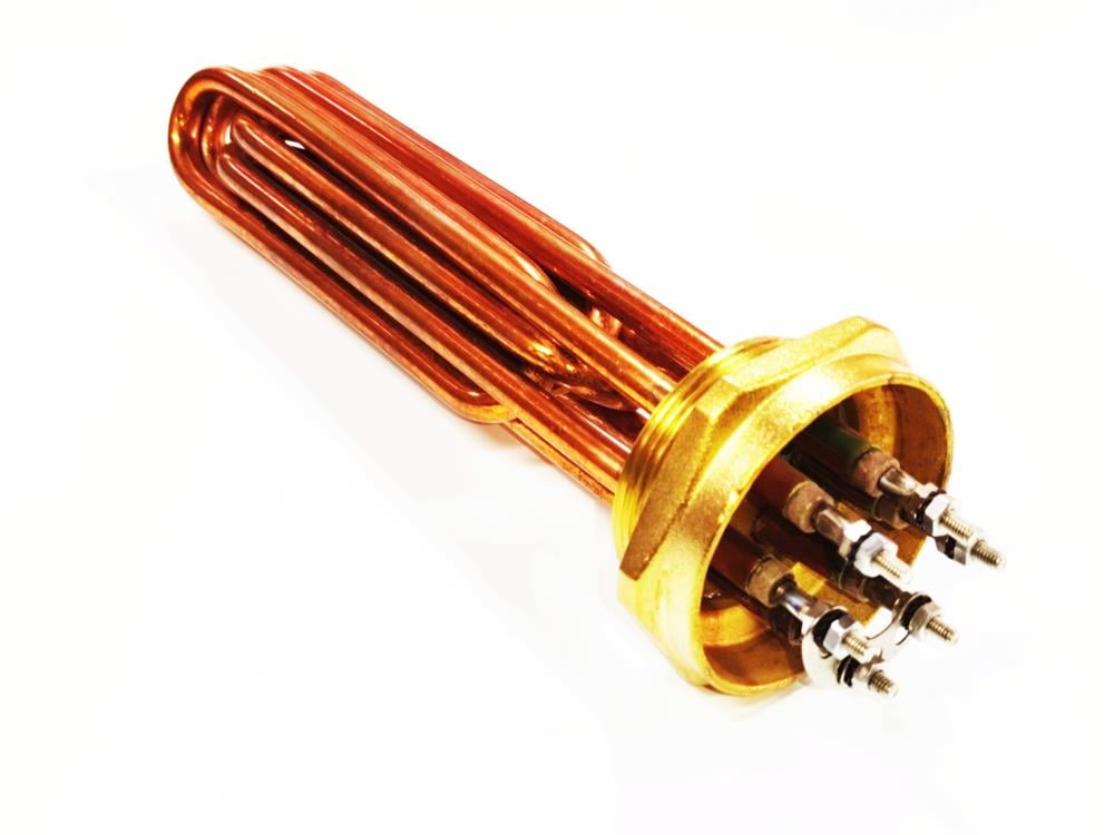 2 Inch Copper Twisted 6KW 380V 22cm Three Phase Industrial Heating Element