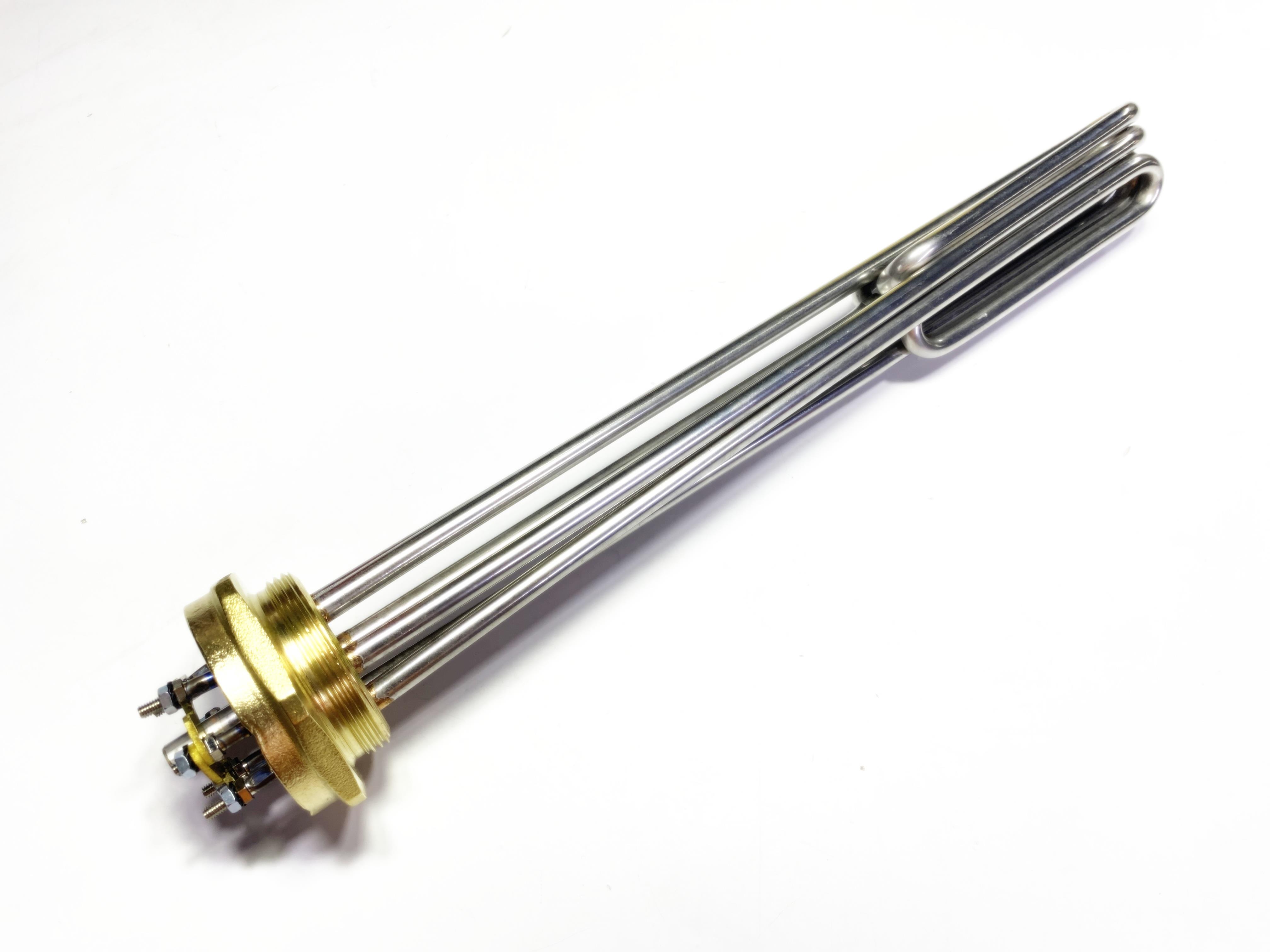 01.304Cr Head Heater Resistance2 Inch Head 304Cr 12000W 230/380V Twisted 38,5cm Three-Phase Industrial Heating Elements / Heating Resistance2 Inch Head 304Cr 12000W 230/380V Twisted 38,5cm Three-Phase Industrial Heating Elements / Heating Resistance