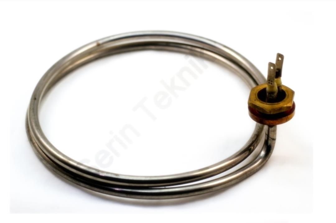 Double Loop Heating Element with Union for Samovar Tea Maker 2000W 230V CR304 Stainless Steel