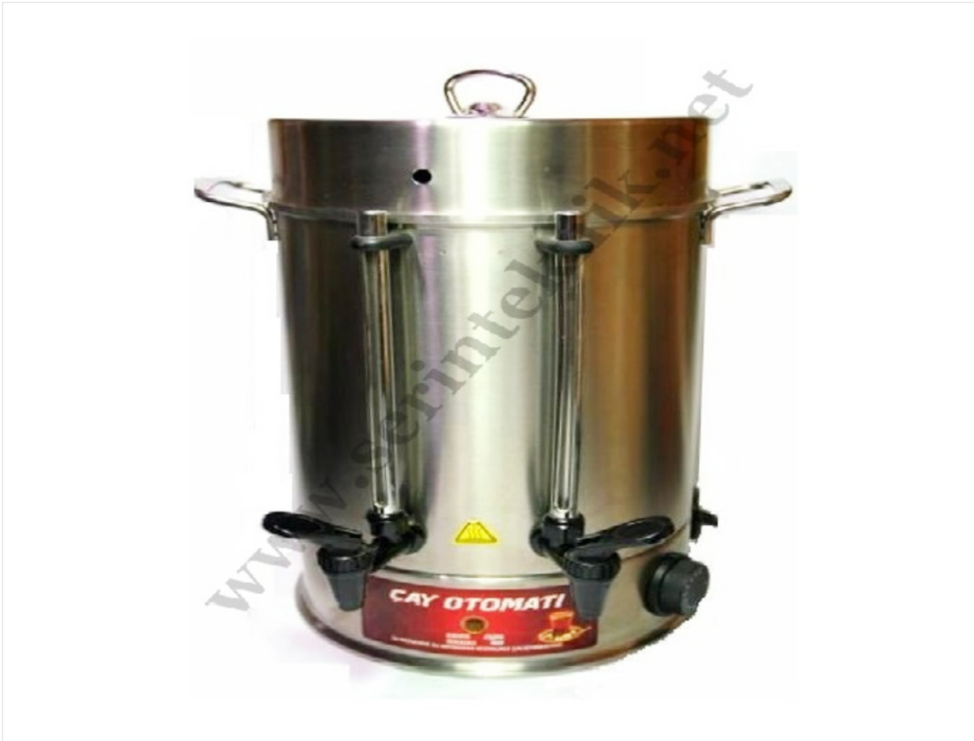60-Cup Electric Samovar Tea Maker Set – High-Capacity Turkish Çaycı with Teapot