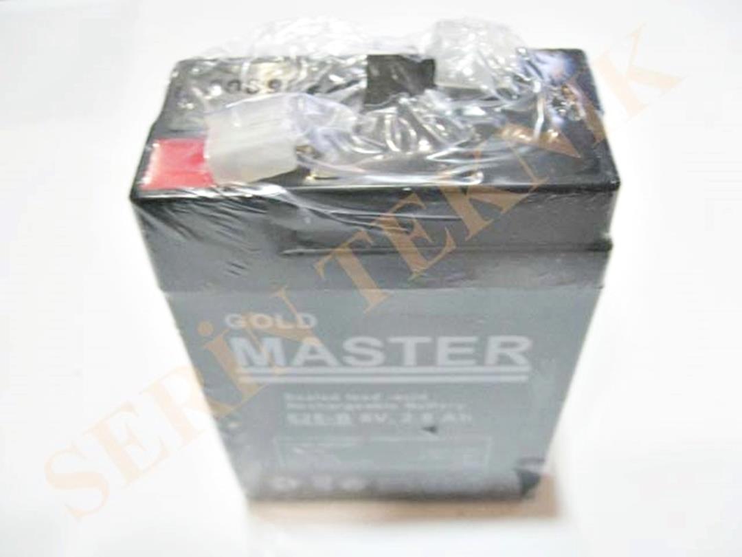 6 Volt DC 2,8 Amper Kuru Akü