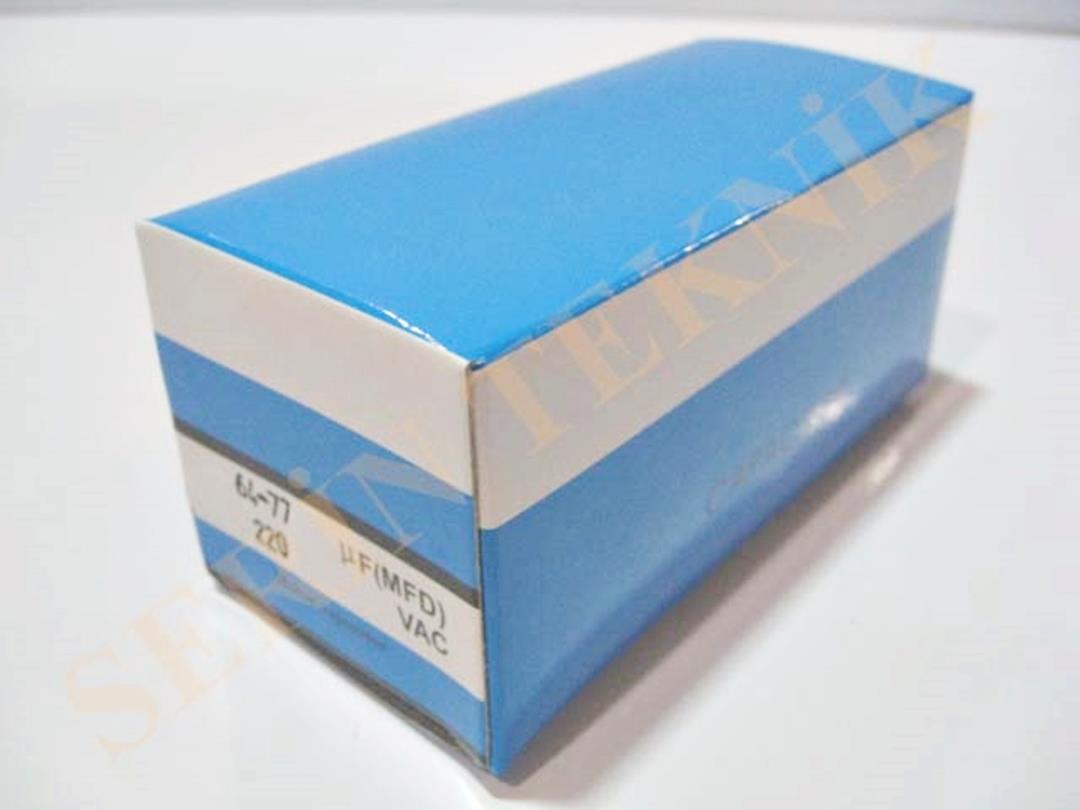 64-77 uF Mikrofarad 220V AC Start Kondansatörü Kapasitör Kapak ve Kelepçeli
