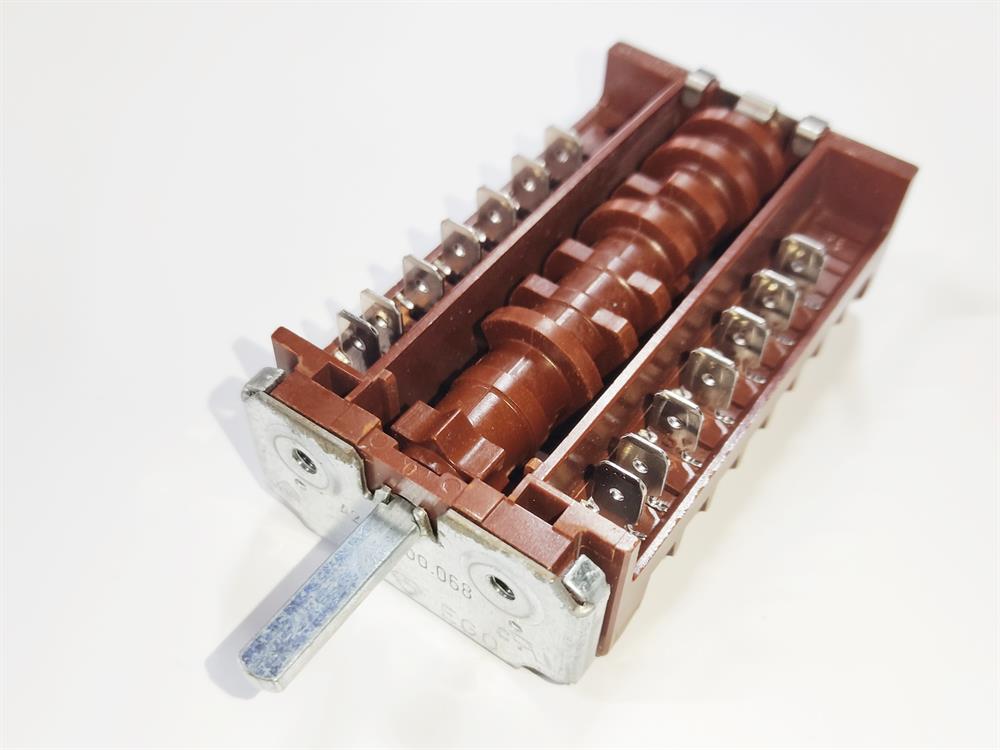 EGO 7+7 Rotary Selector Switch 6 Position Model 42.07000.068 230V
