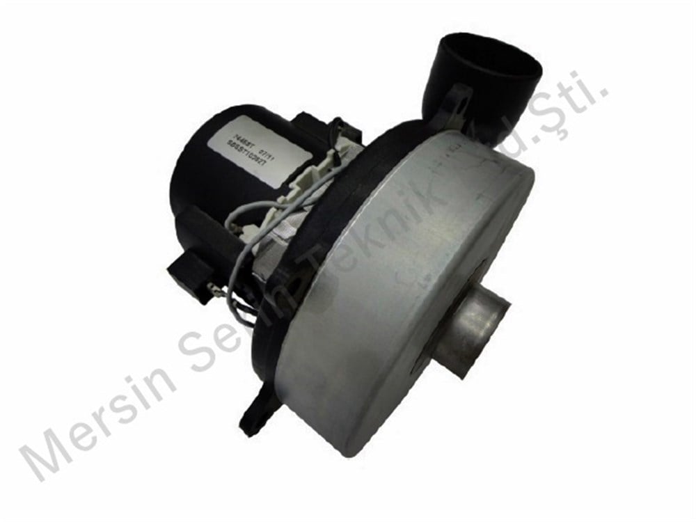 Ametek 1000W Single-Fan Vacuum Motor with Exhaust | 230V | Compatible with Fakir Industrial Vacuums