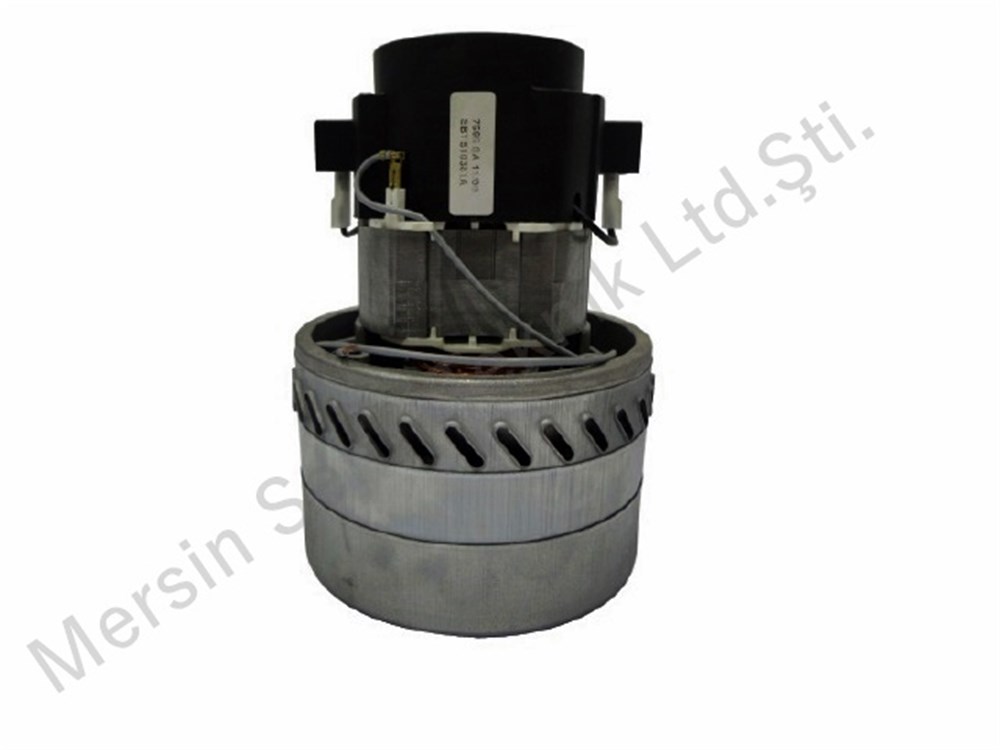 Ametek 1800W Triple-Fan Flat Bypass Vacuum Motor | 230V | High-Performance Motor for Wet & Carpet Extractor Systems