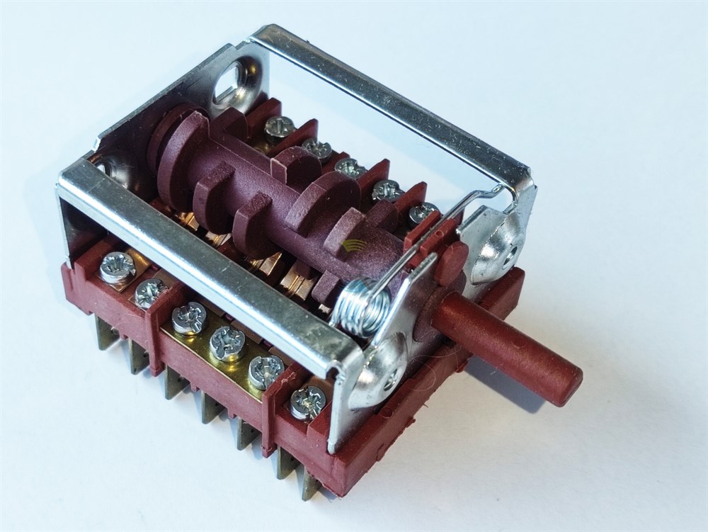 Built-In Oven Rotary Selector Switch 7+7 Metal Polyamide 230V