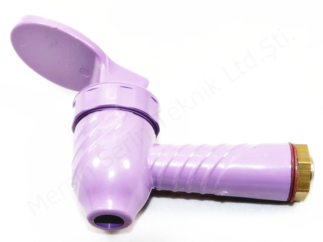 Armağan Lilac Decorative Drip Type Male Samovar Tap – No Indicator – Plastic Body