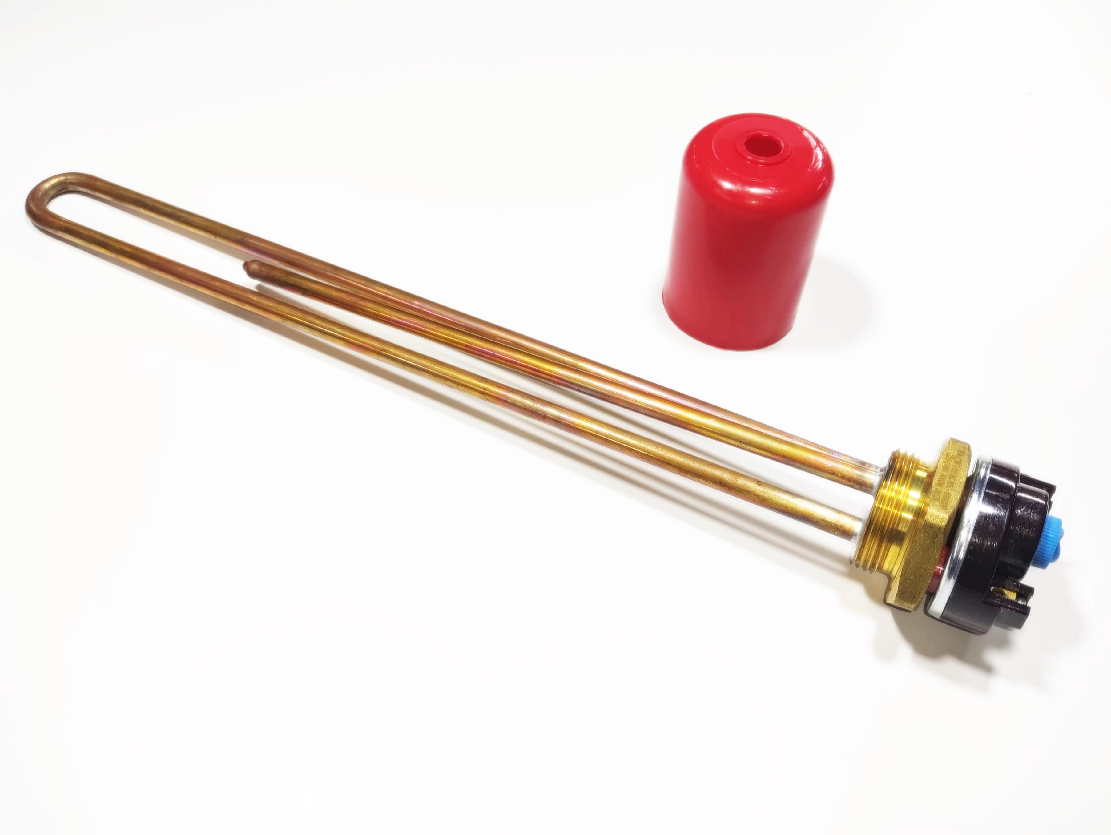 Sern Solar Water Heater Kit – 40cm Copper 3000W 230V Heating Element with Thermostat and Cap