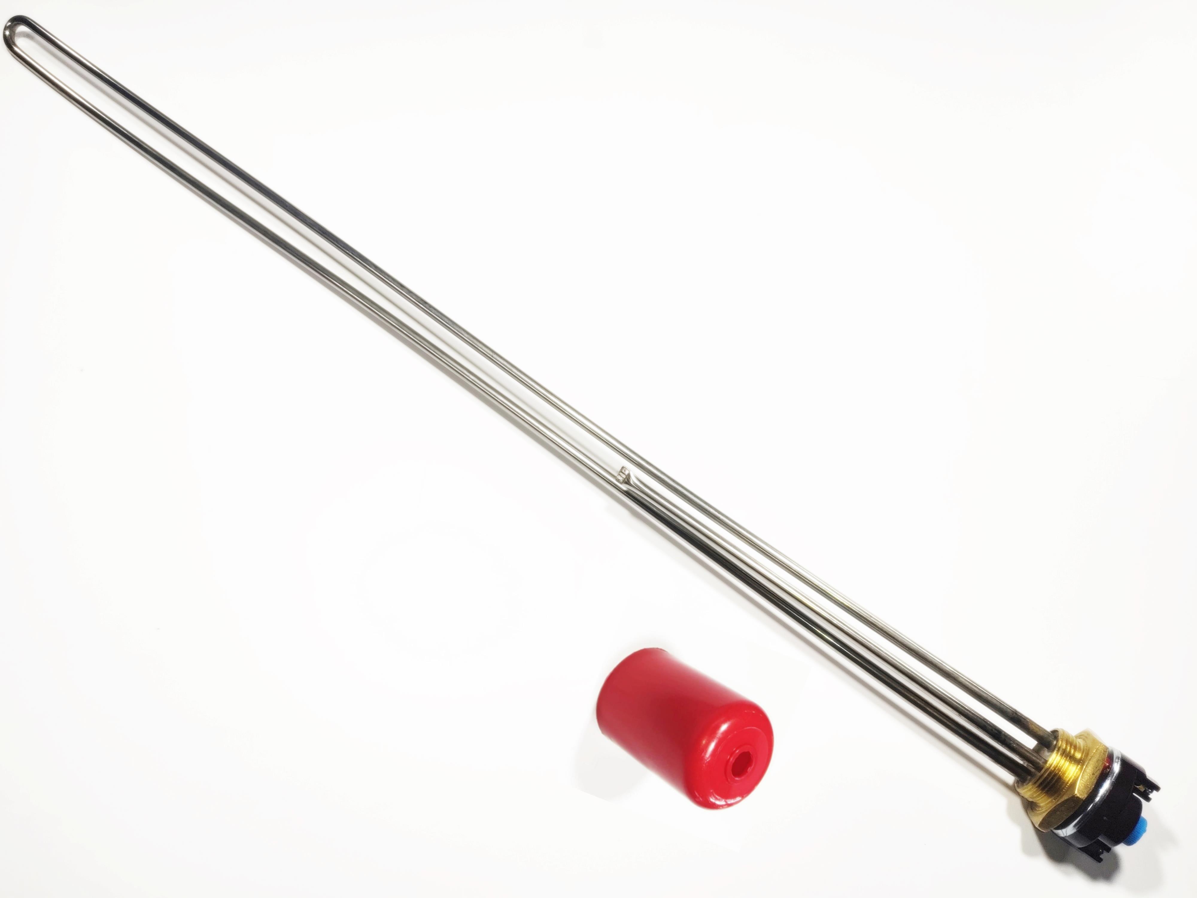 Sern Solar Water Heater Kit – 90cm Chrome 3000W 230V Heating Element with Thermostat and Cap