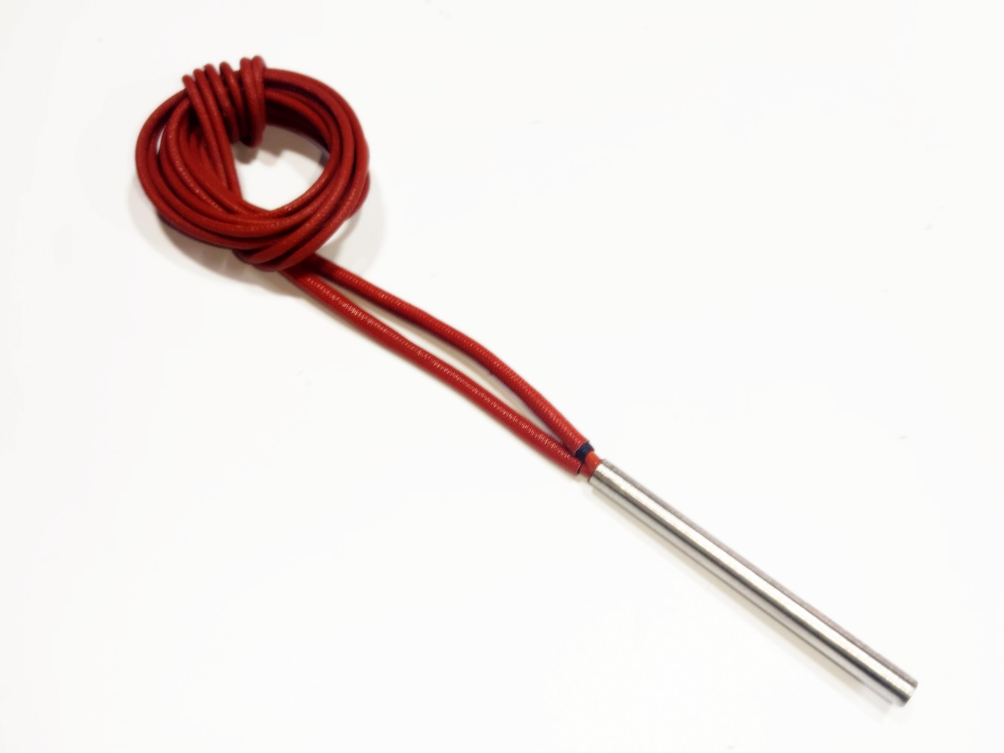 Cartridge Heater Resistance 7cm Length - 6mm Thickness - 150W - 24V - 1mt cable