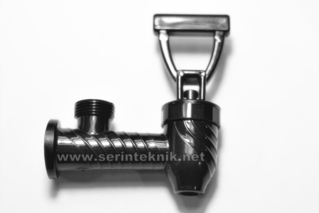 Decorative Plastic Samovar Tap with ''Tea'' Label and External Indicator – For Hot Beverage Dispensers