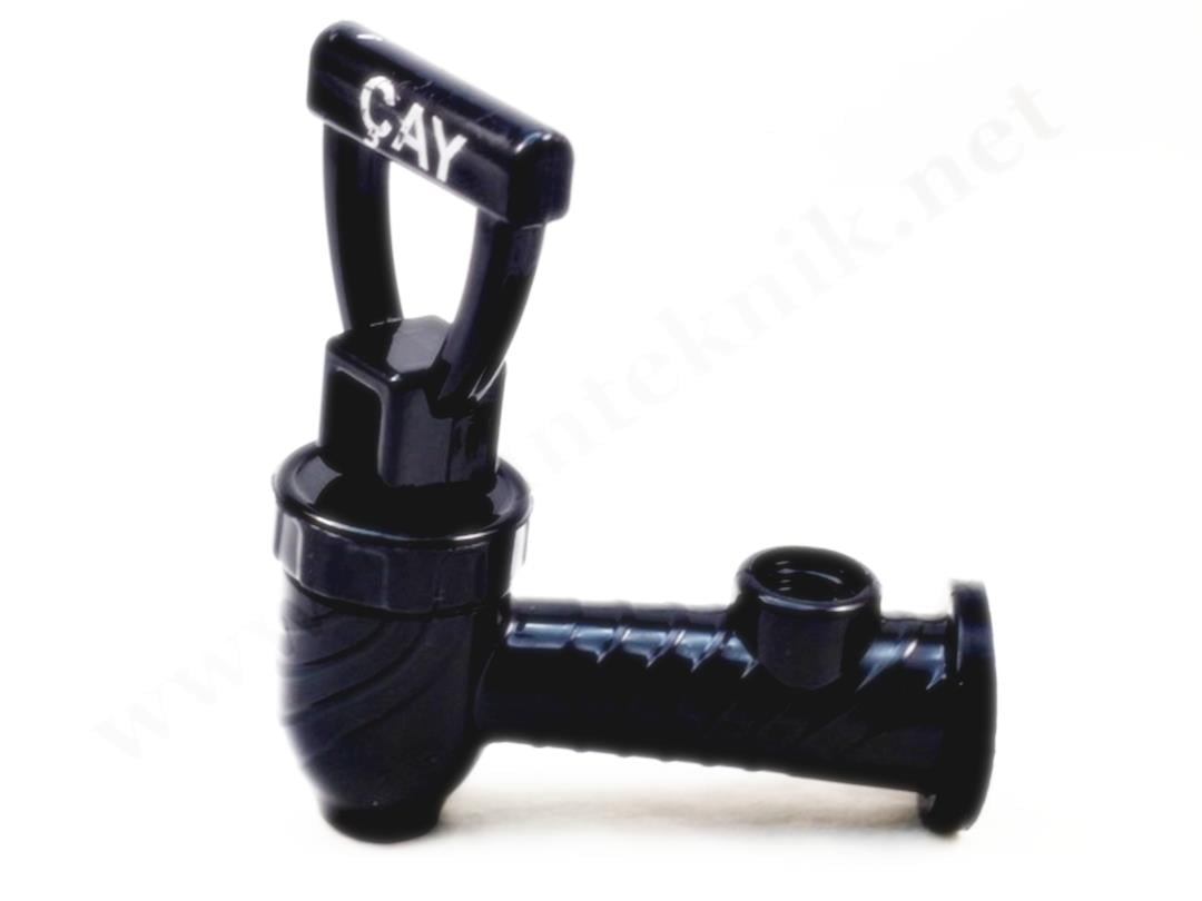 Decorative Plastic Samovar Tap with ''Tea'' Label and Indicator – For Hot Beverage Dispensers