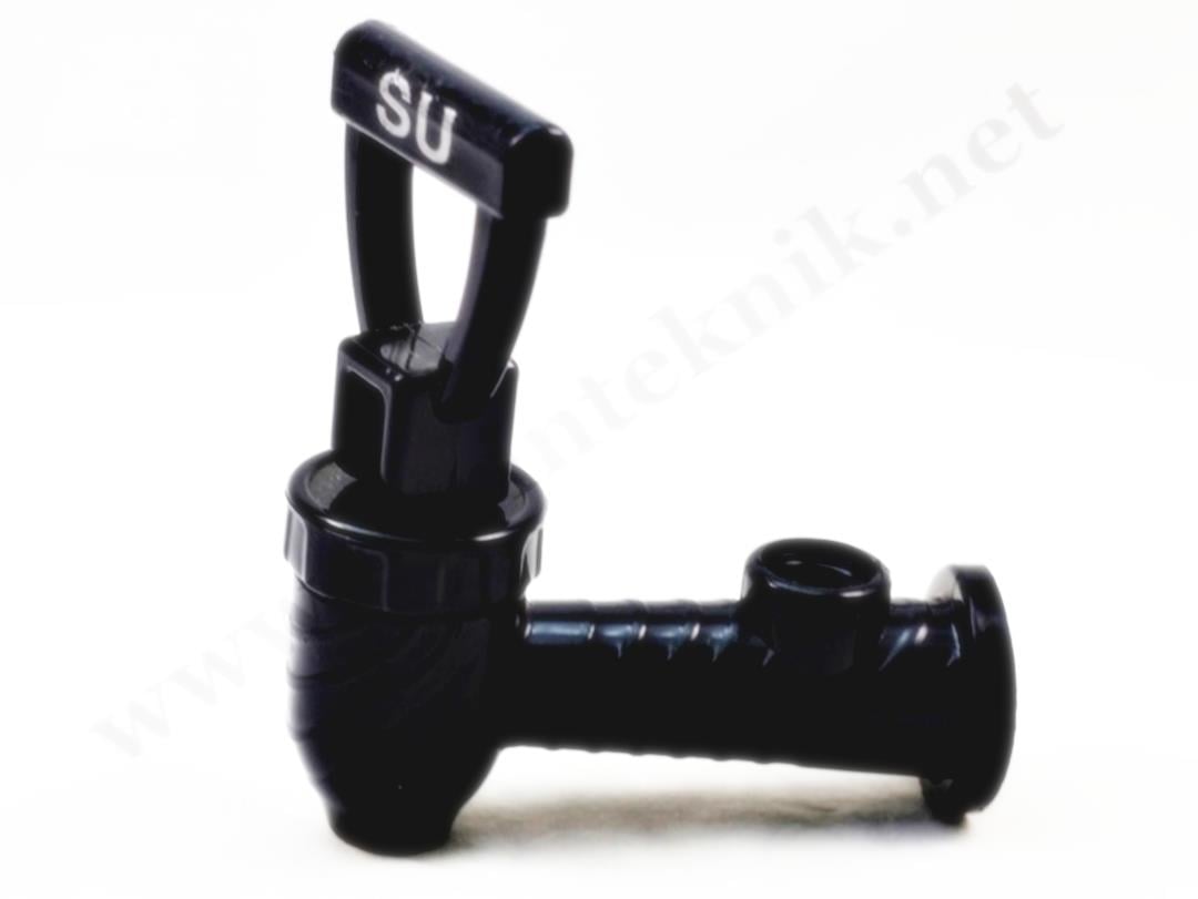 Decorative Plastic Samovar Tap with ''Water'' Label and Indicator – For Hot Beverage Dispensers