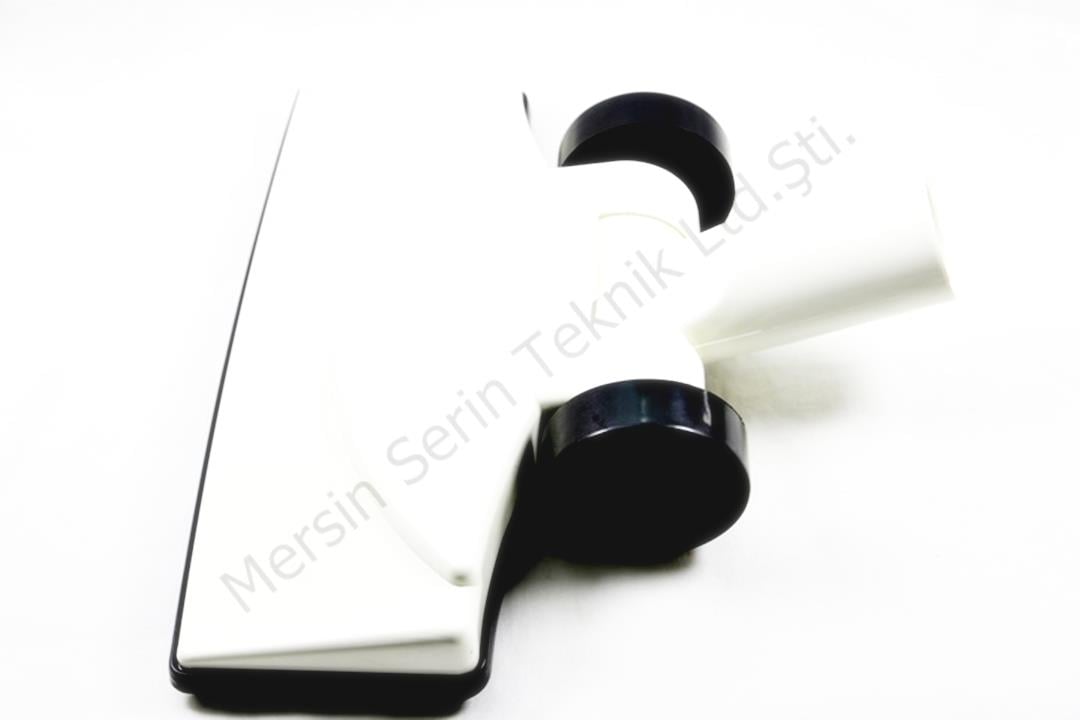 White 2-Wheel Upright Vacuum Cleaner Floor Nozzle – Compatible with Stick Vacuum Models
