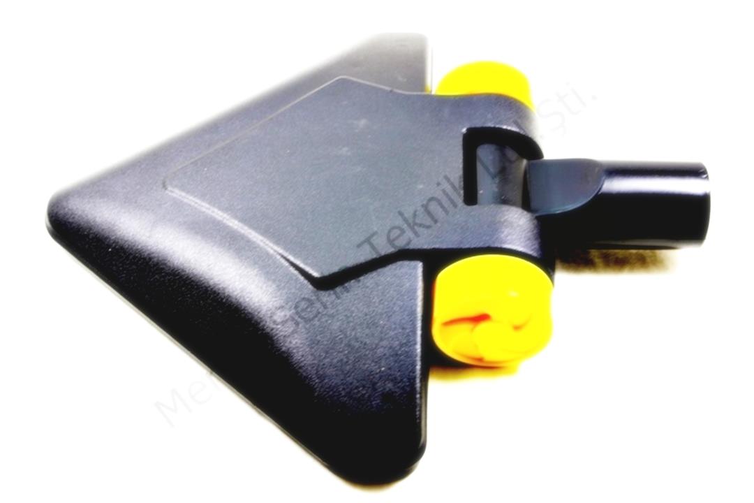Yellow 2-Wheel Upright Vacuum Cleaner Floor Nozzle – Compatible with Stick Vacuum Models