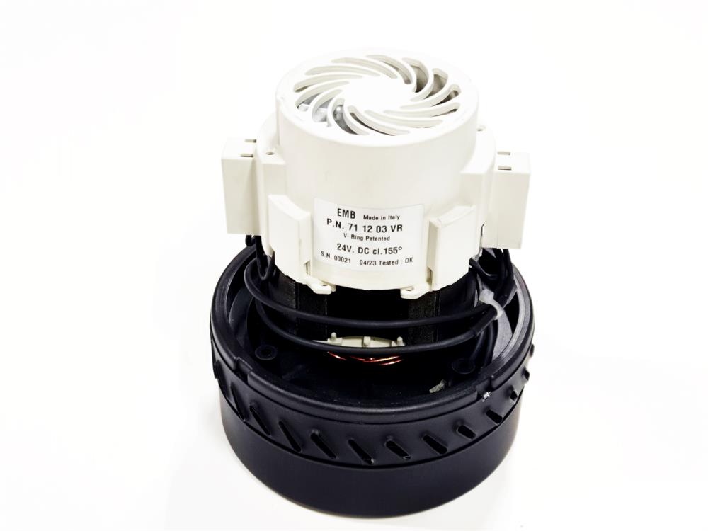 EMB Italy 430W Twin-Fan Washable Vacuum Motor | 24V DC | Industrial-Grade Suction Motor