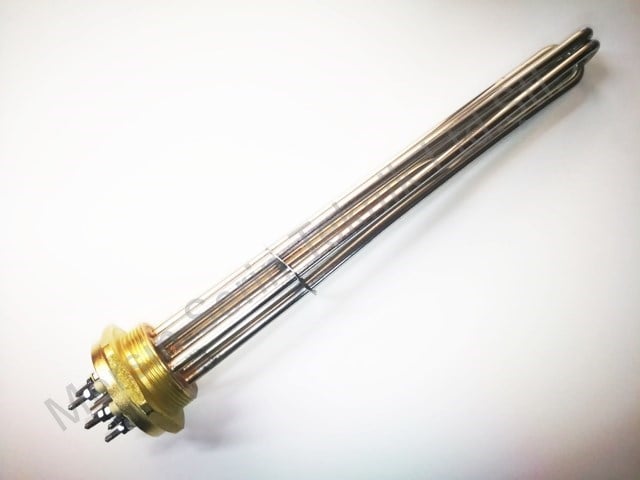 Q Quality (1mm) 2 Inch Head 10000W Three-Phase 230/380V Industrial Boiler Heating Elements / Heating Resistance 