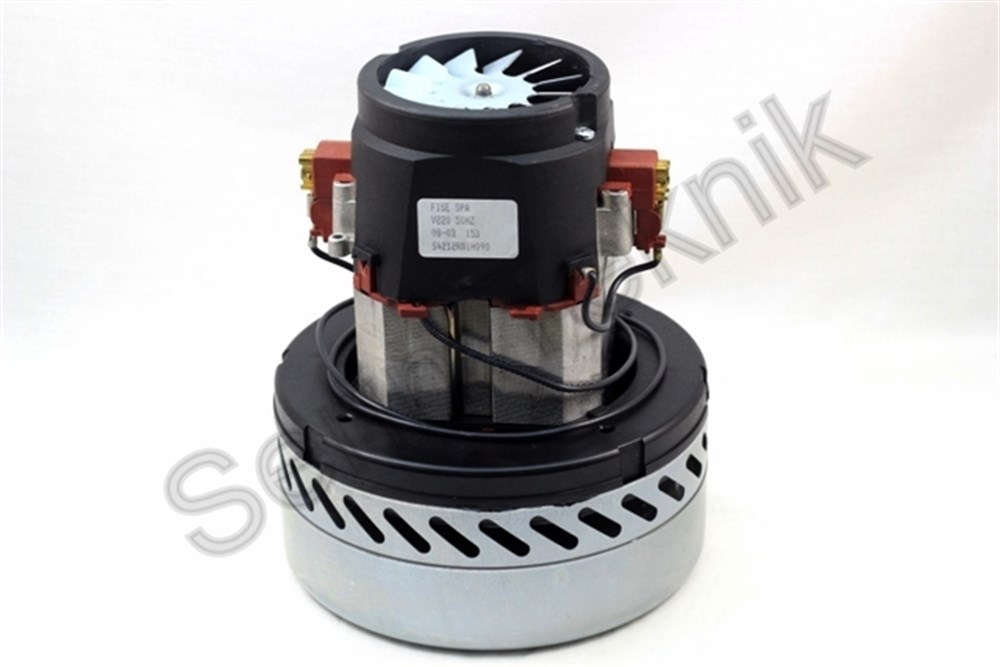 Fise Italy Dual-Fan Washable Vacuum Motor | 230V | Badrallı Ring Design | Heavy-Duty Suction Unit