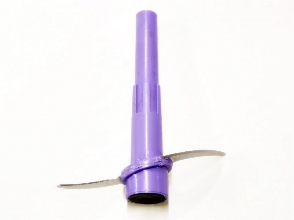 13cm Rondo Chopper Blade Compatible with Group Mini Choppers – Purple (Lila) Hub Stainless Steel Blade