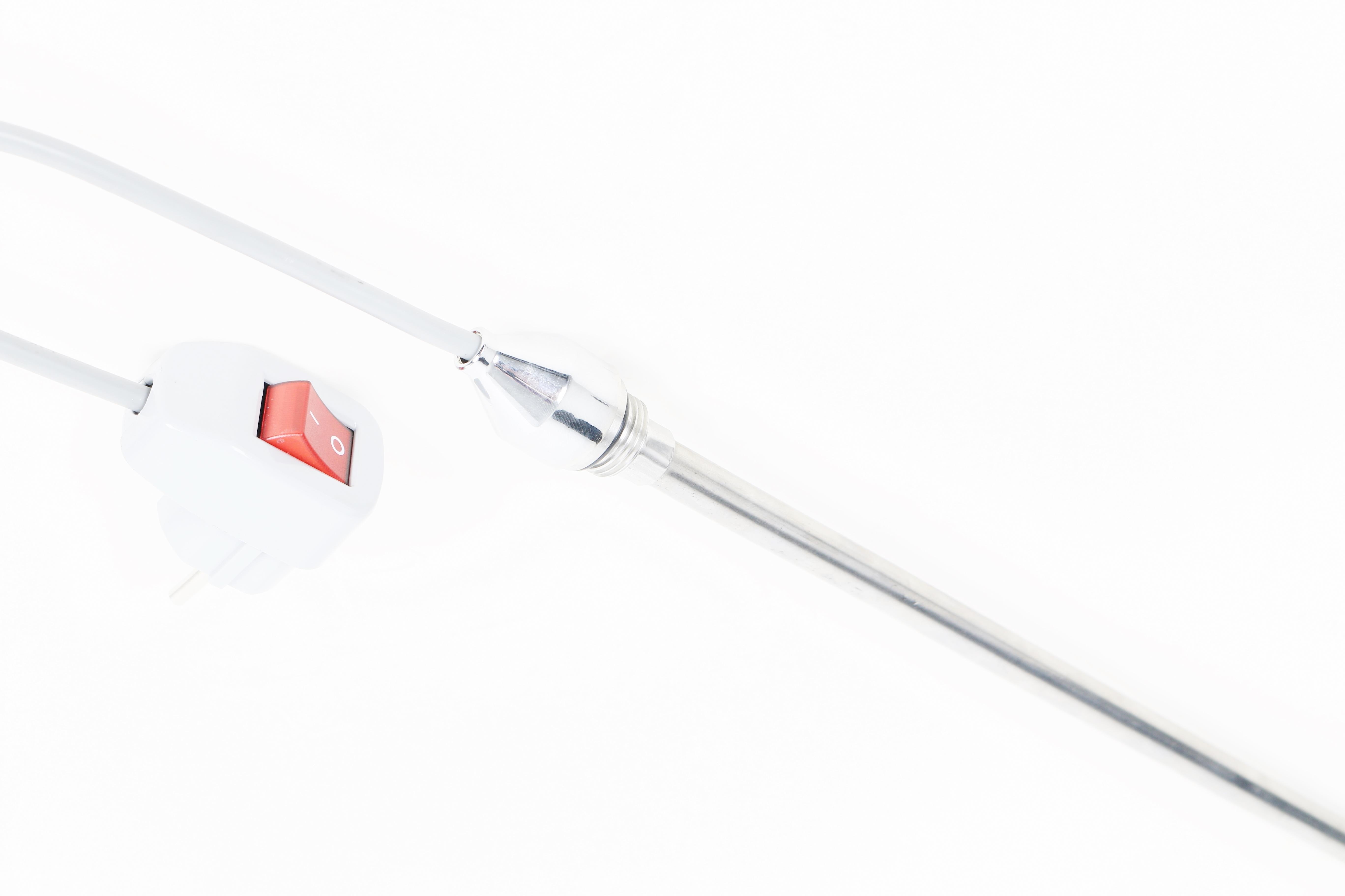 Towel Radiator Heater Resistors 300 W / 230 V / L:350 MM, Grey, On/Off Switch, HP04