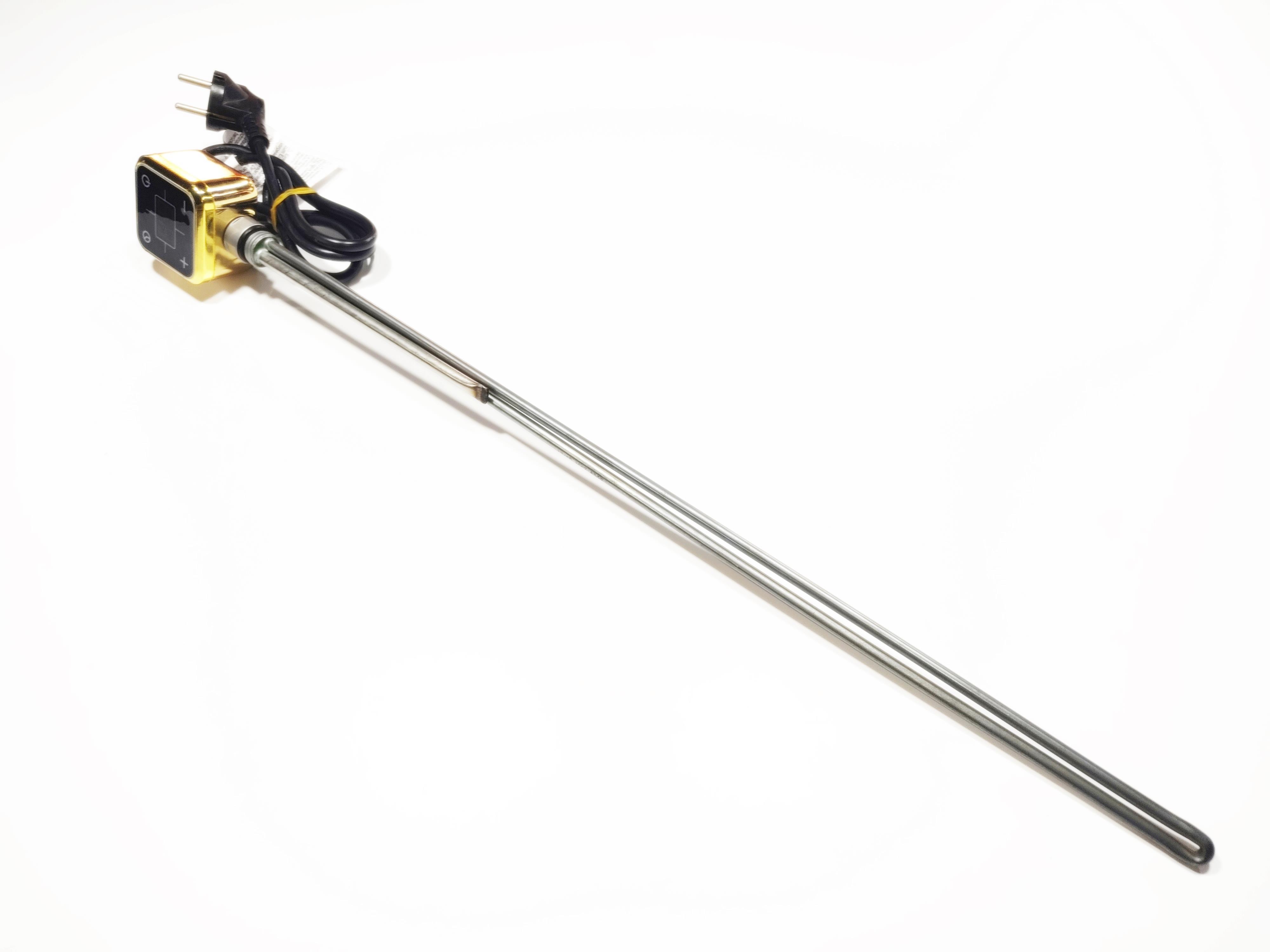 Towel Radiator Heater Resistance 250 W / 230 V / L:330 MM, Gold, Square Digital, HP013 Model