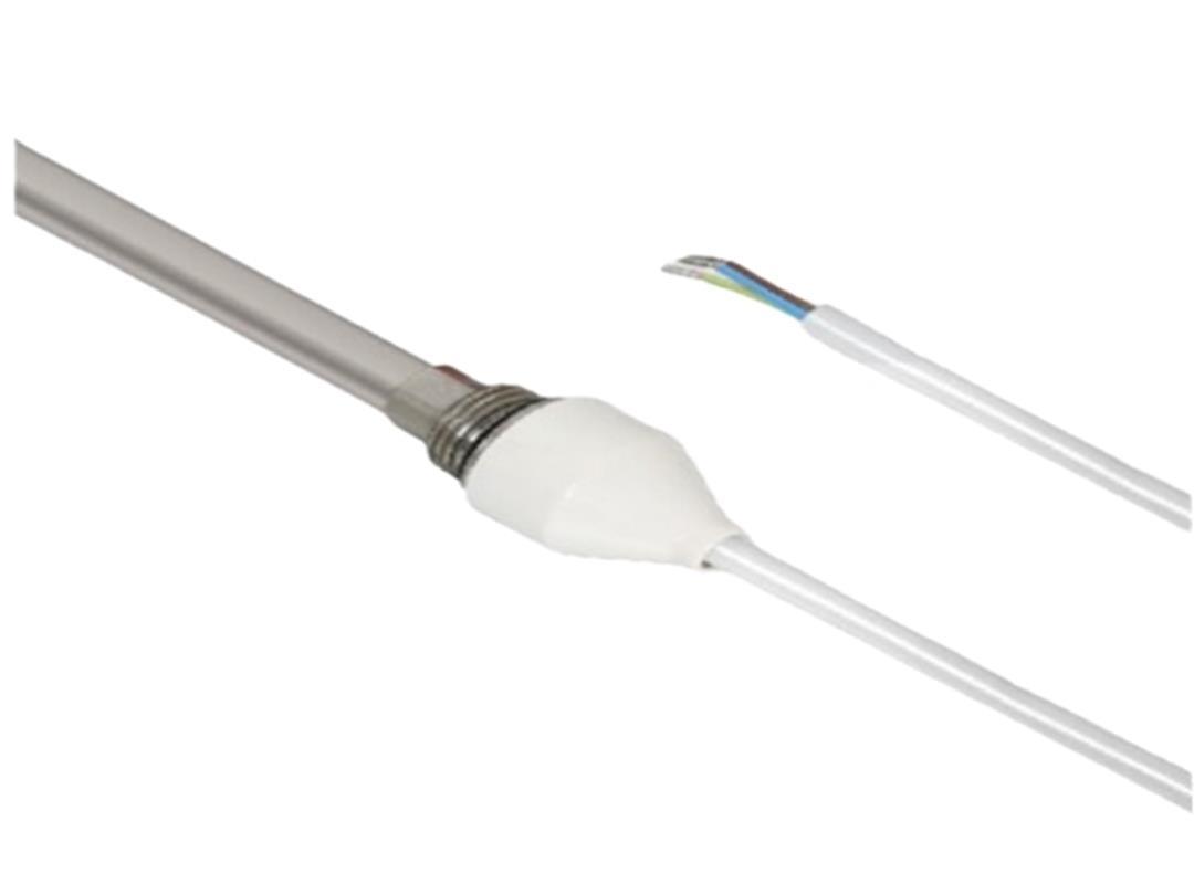 Towel Radiator Heater Resistance 500 W / 230 V / L: 450 mm, White Cover, 110cm TTR White Cable, Without Plug HP01
