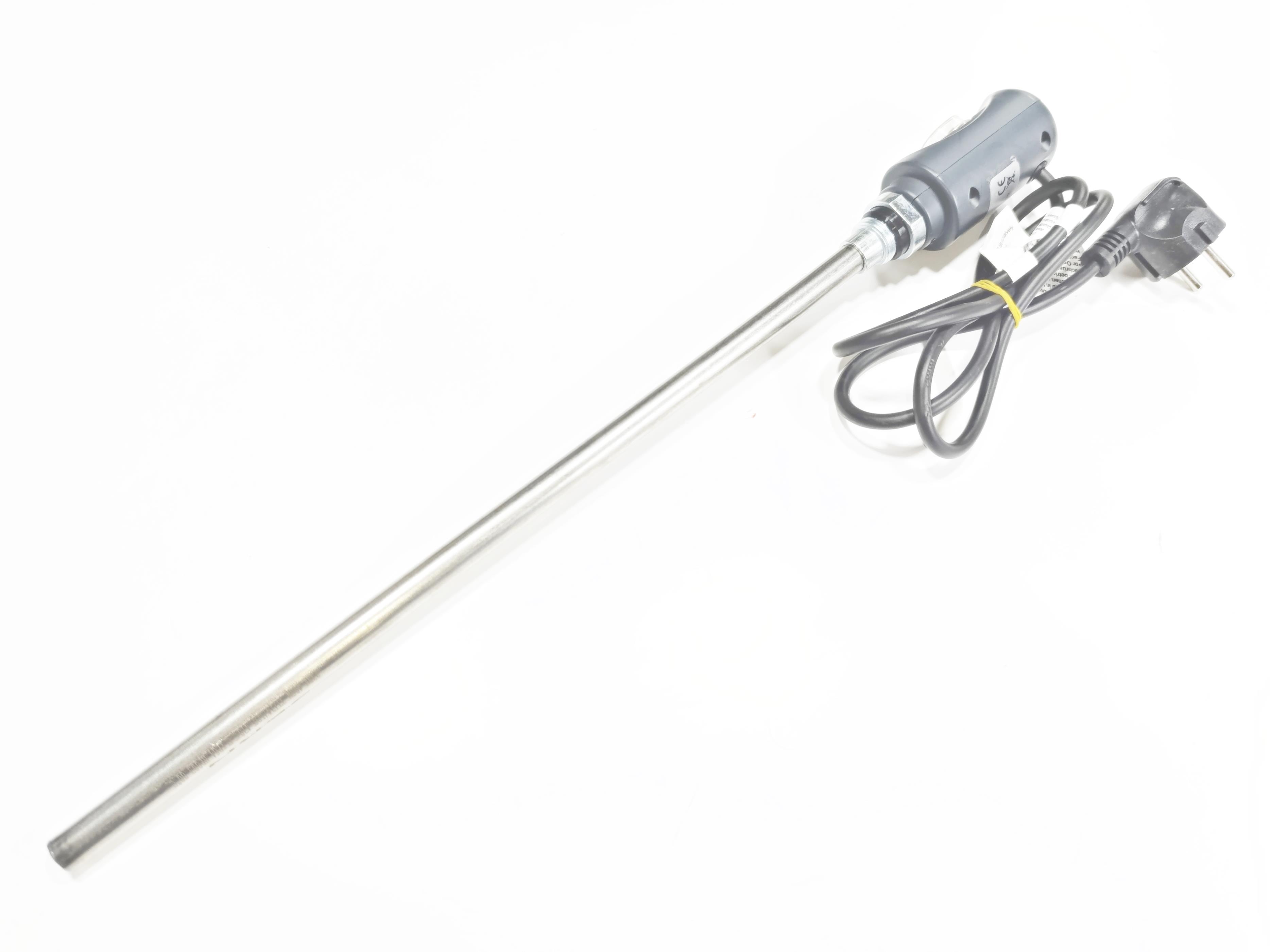 Havlupan Isıtıcı Rezistans 150W / 230V / L: 330mm, Gri, On/Off Anahtar, HP03 Model - Towel Radiator Heater Resistors 150W / 230V / L: 330mm, Grey, On/Off Switch, HP03
