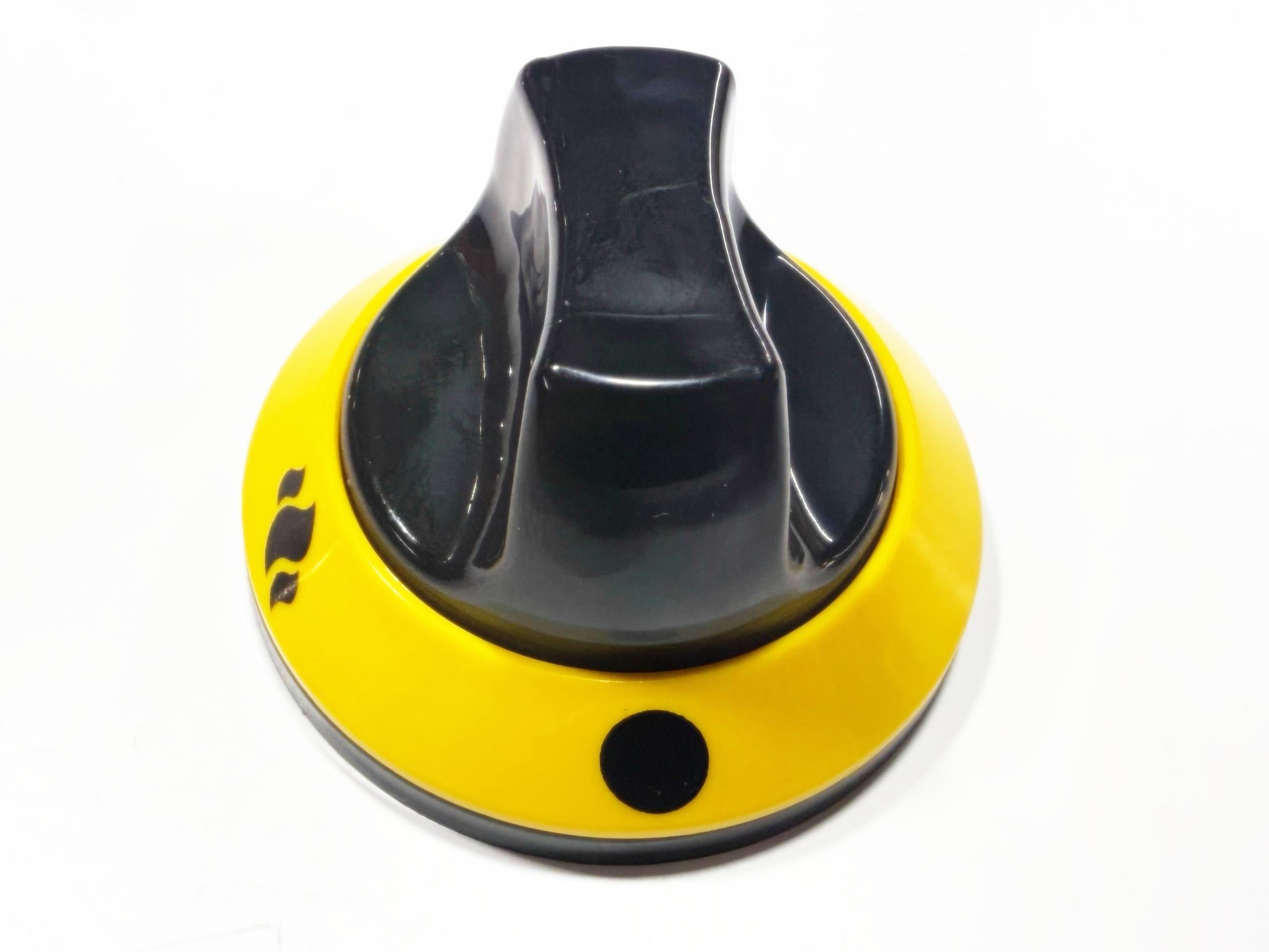 14.Horeca ButtonsHeat Control Knob – Compatible with 6mm, 8mm & E.C.A. Valves | Yellow / Black | Horeca TypeHeat Control Knob – Compatible with 6mm, 8mm & E.C.A. Valves | Yellow / Black | Horeca Type