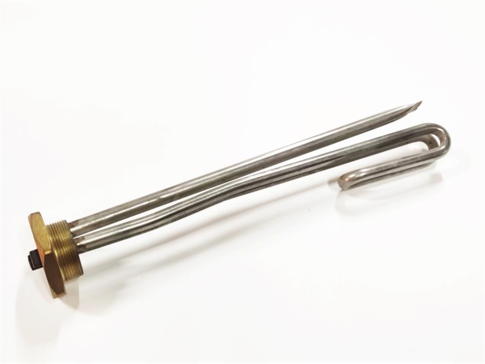 1-1/4 Inch Fine Thread Bent Boiler Heating Element 2000W 30cm with 10mm Sheath CR304 Stainless Steel