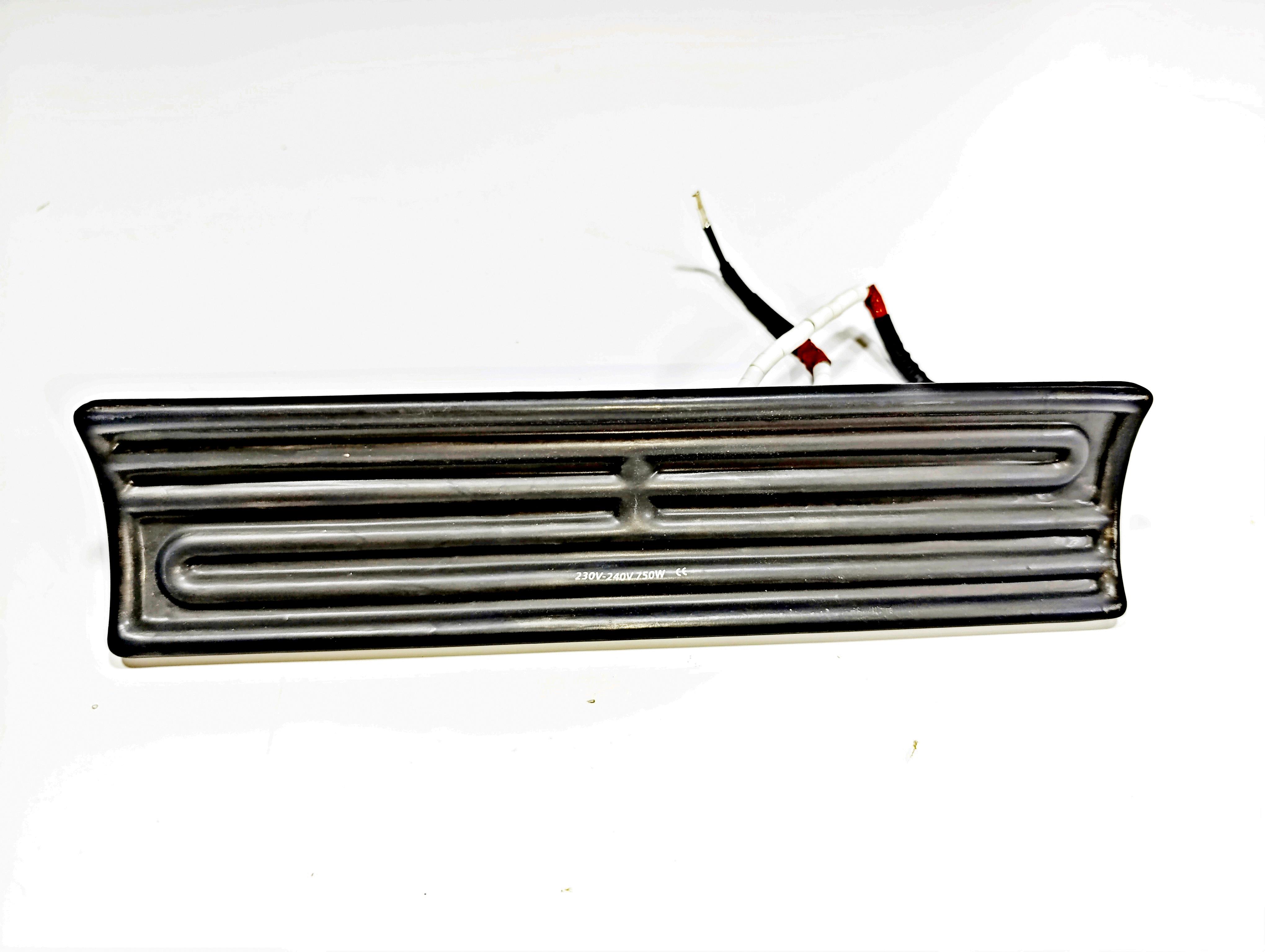 İnfrared Seramik Isıtıcı Rezistans KONKAV 245X60mm 750W 230V Siyah Renk FSC Model