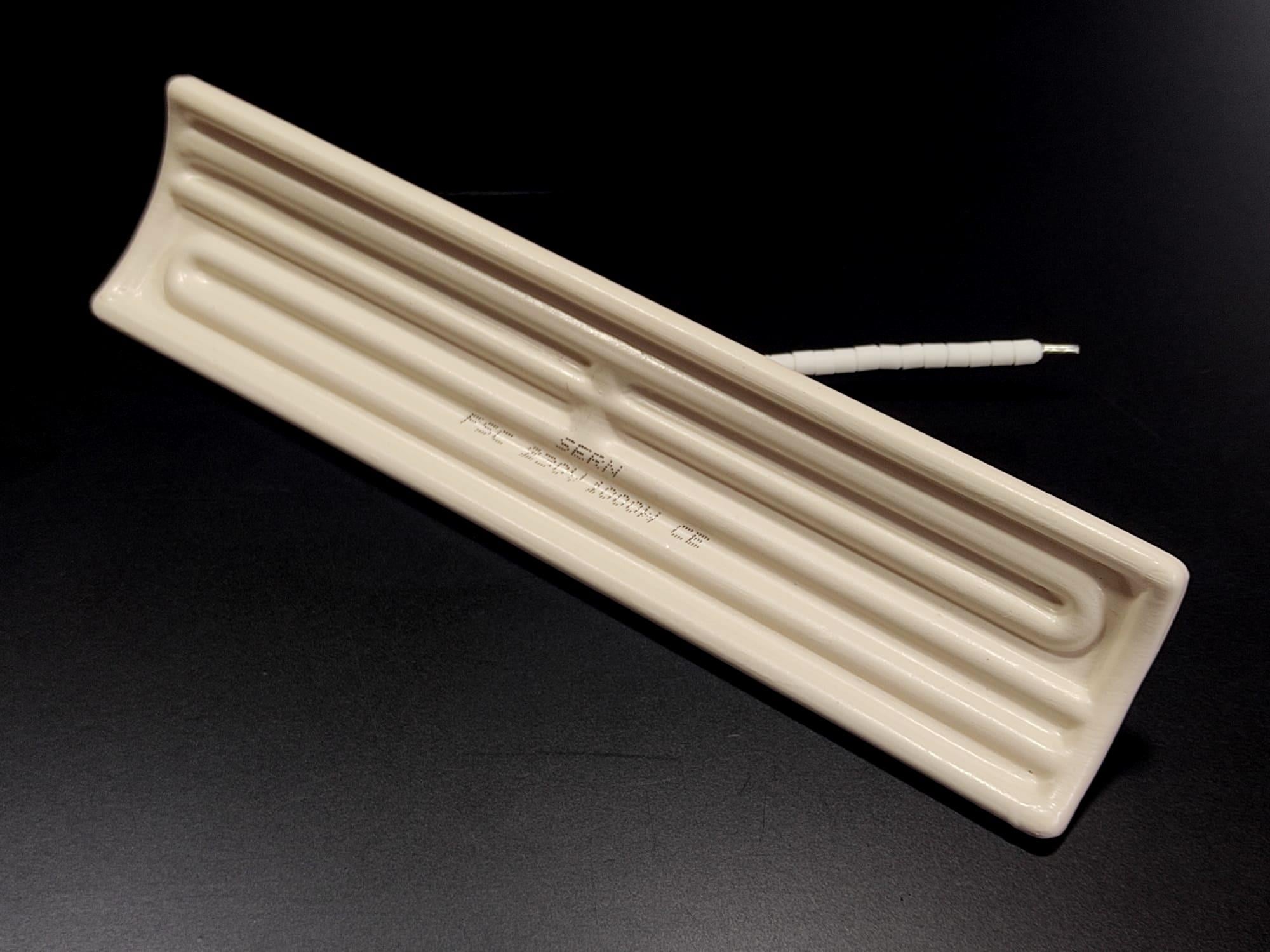 İnfrared Seramik Isıtıcı Rezistans KONKAV 245X60mm 1000W 230V Beyaz Renk FSC Model