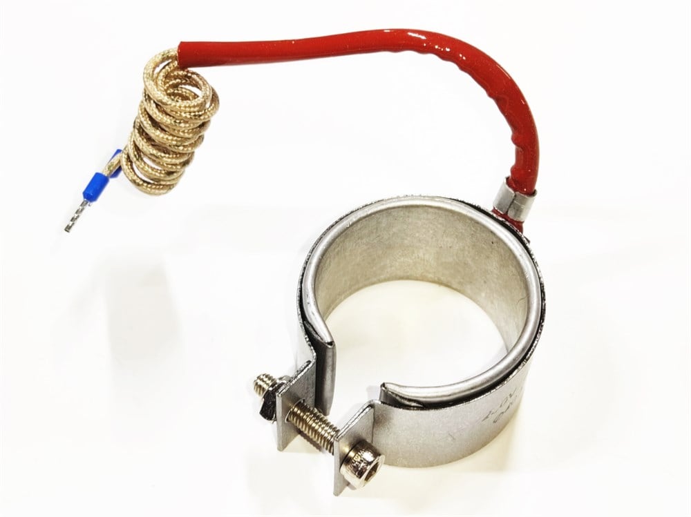Nozzle Clamp Heater Heating Element 40mm Diameter - 30mm Length - 200W - 220V Armored Cable