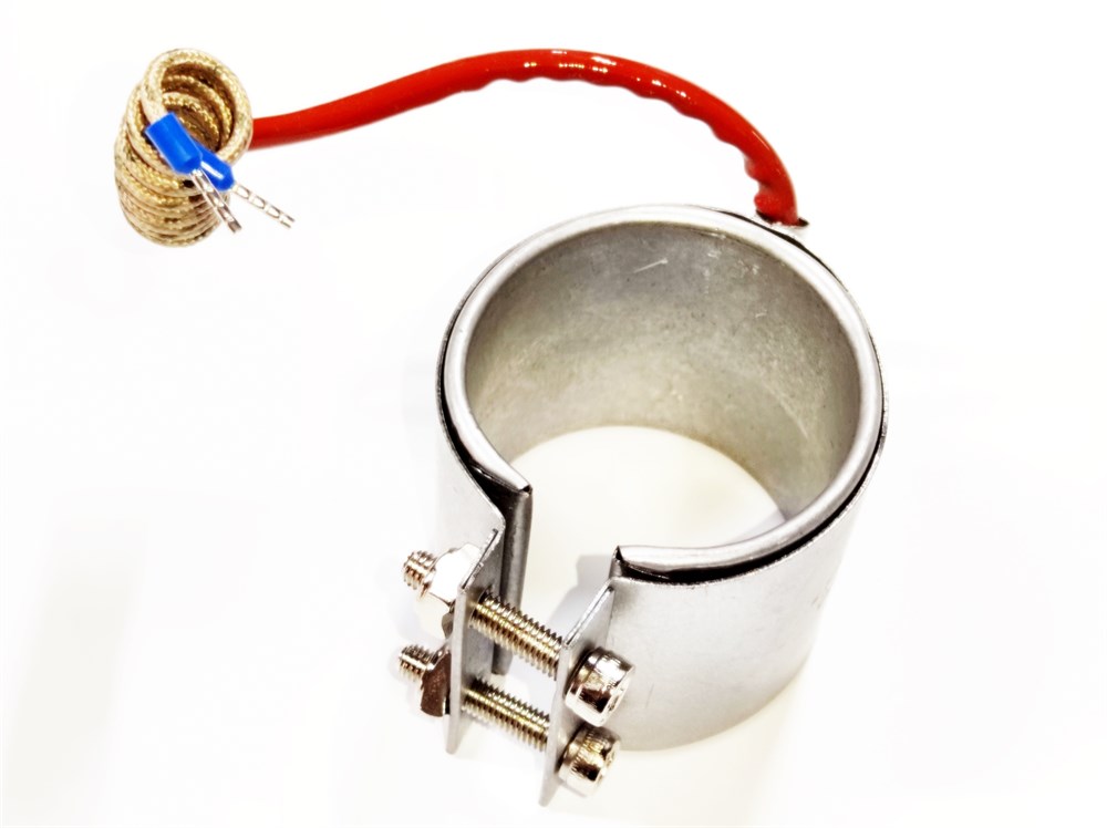 Nozzle Clamp Heater Heating Element 45mm Diameter - 50mm Length - 350W - 220V Armored Cable